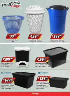 Nuevas ofertas de Soriana válidas en toda la República Mexicana desde el 28.08.2025. ¡Encuentra las mejores ofertas en Soriana - Transforma tu hogar Mercado Nacional! | Página: 16 | Productos: Contenedor, Caja, Bote de basura