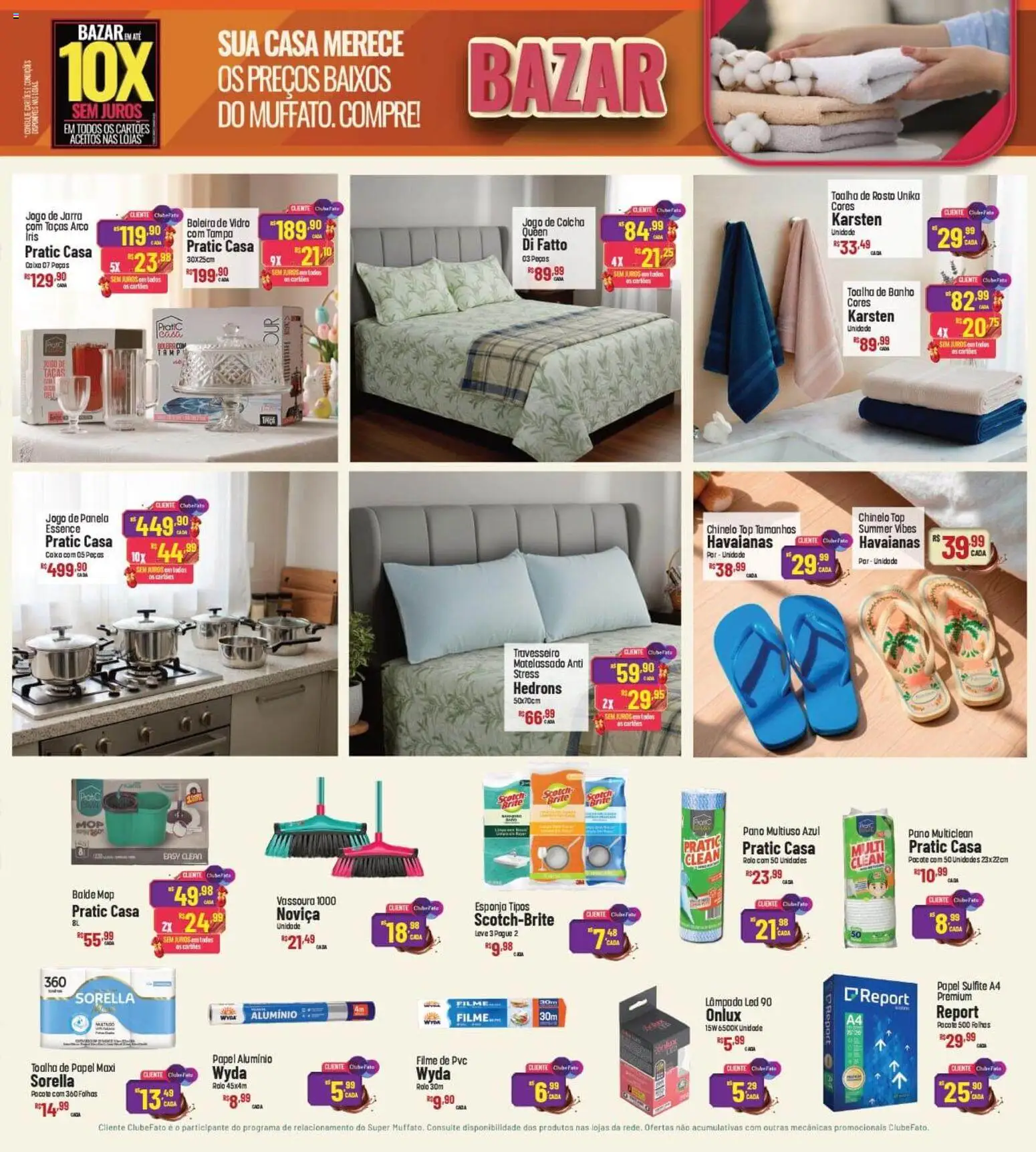 Super Muffato Folheto - válido de 23.02.2026 | Página: 19 | Produtos: Esponja, Rolo, Toalha de banho, Jarra