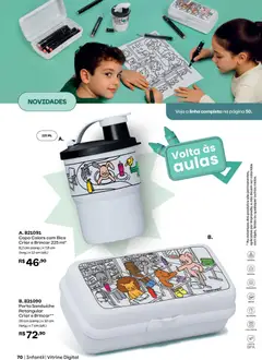 Tupperware - Catálogo Vitrine 02 - Pré-Visualização do folheto da loja Tupperware, válido de 01.02.2026 | Página: 72 | Produtos: Geladeira, Porta, Sanduíche, Bico