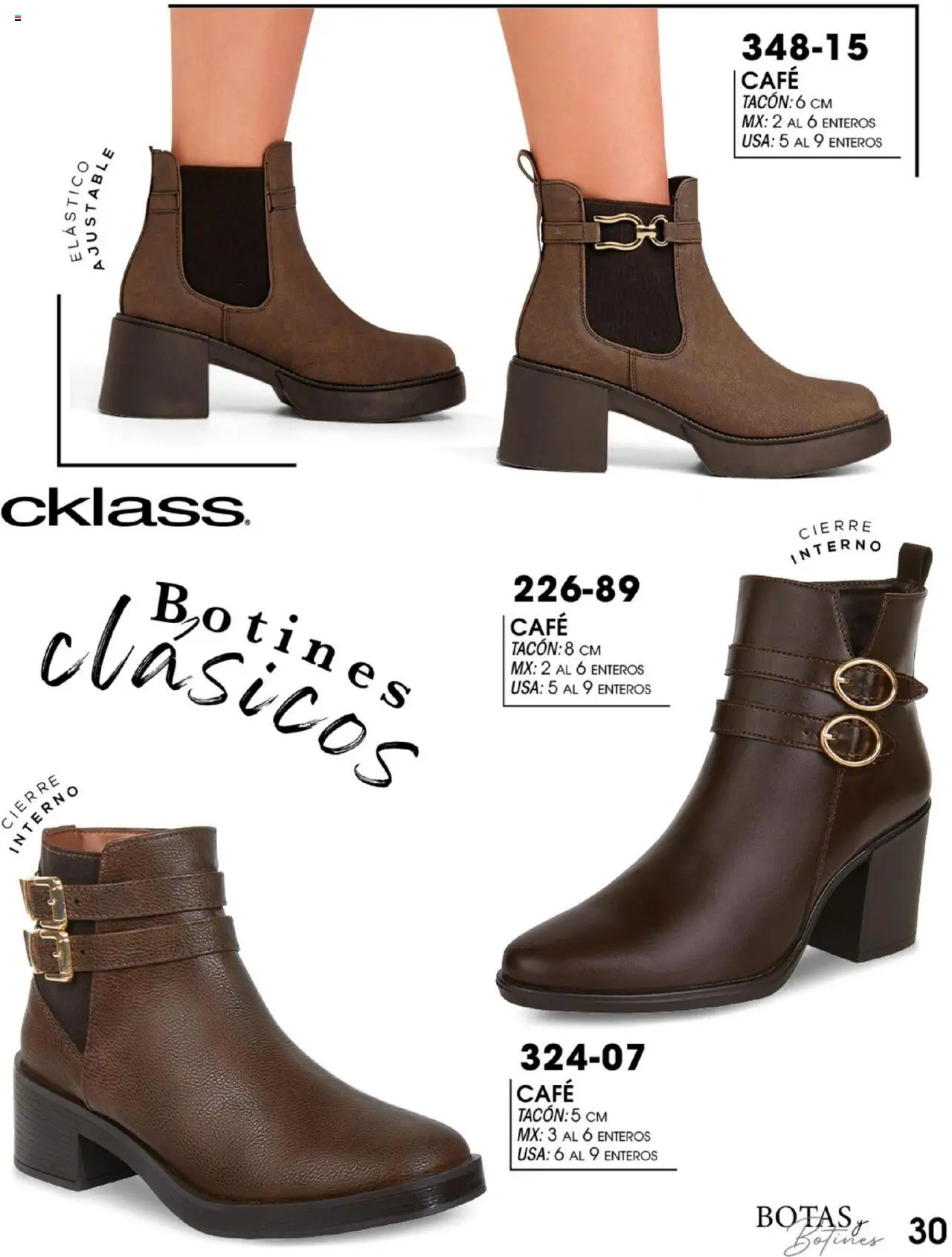 Nuevas ofertas de Cklass válidas en toda la República Mexicana desde el 14.07.2025. ¡Encuentra las mejores ofertas en Cklass catálogo Botas! | Página: 31 | Productos: Café, Botines