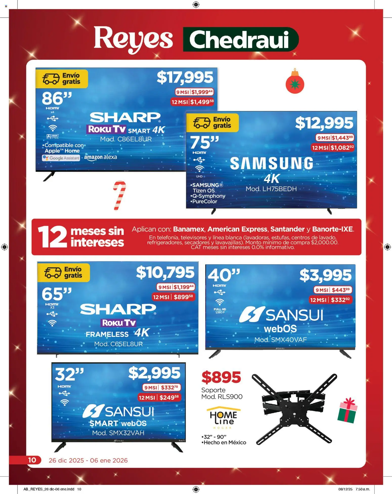 Nuevas ofertas de Chedraui válidas en toda la República Mexicana desde el 26.12.2025. ¡Encuentra las mejores ofertas en Chedraui folleto! | Página: 10
