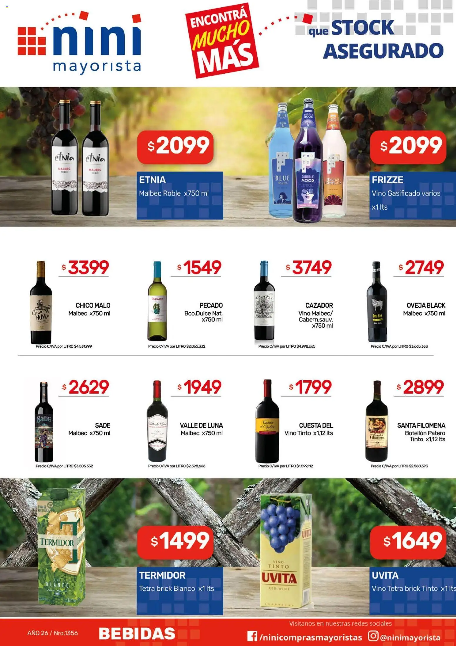 NINI Mayorista ofertas │ válido desde el 20.04.2026 | Página: 17 | Productos: Vino