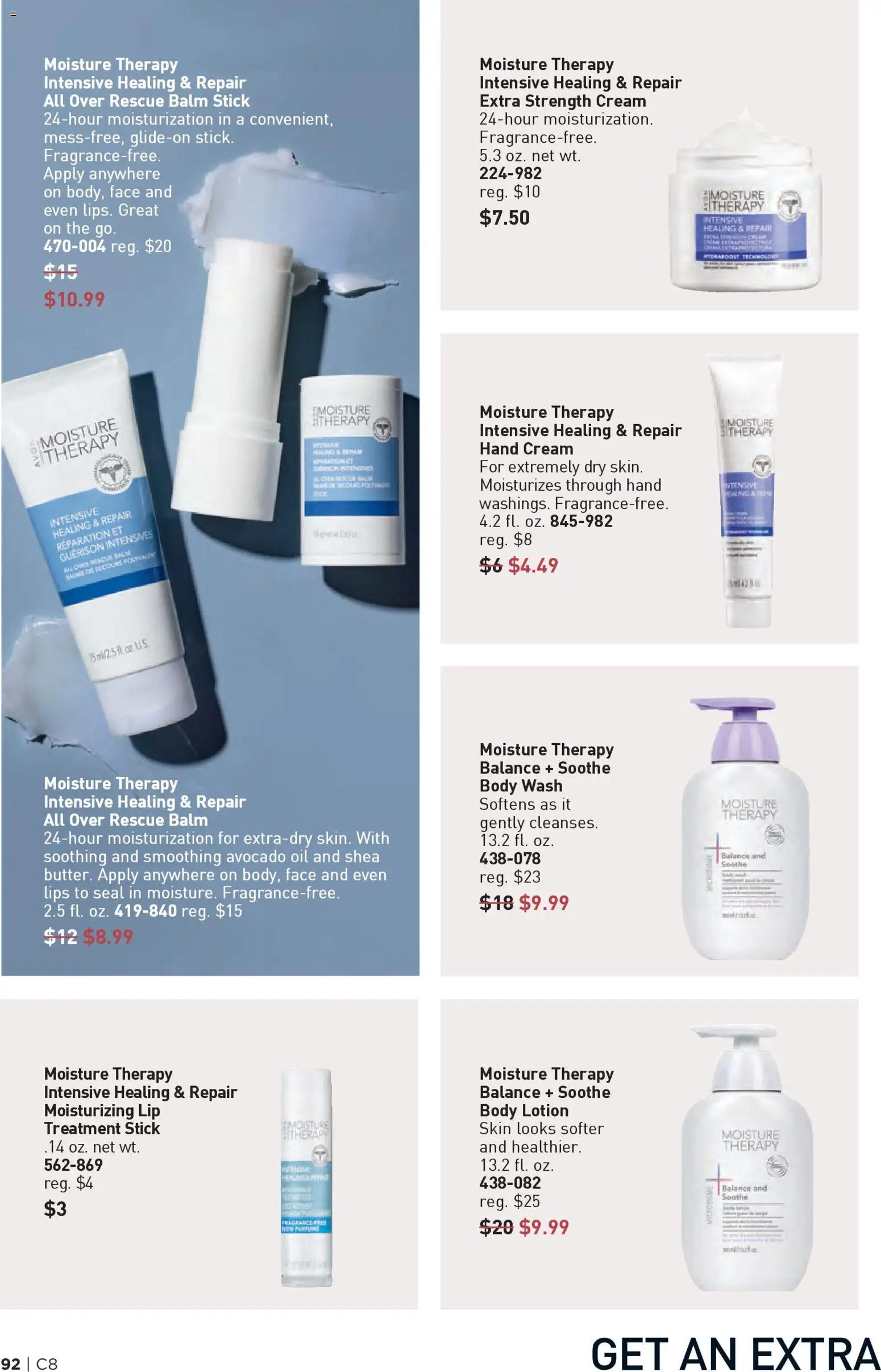 Avon Brochure - valid from 08.04.2026 | Page: 92 | Products: Hand cream, Cream, Body Wash, Avocado