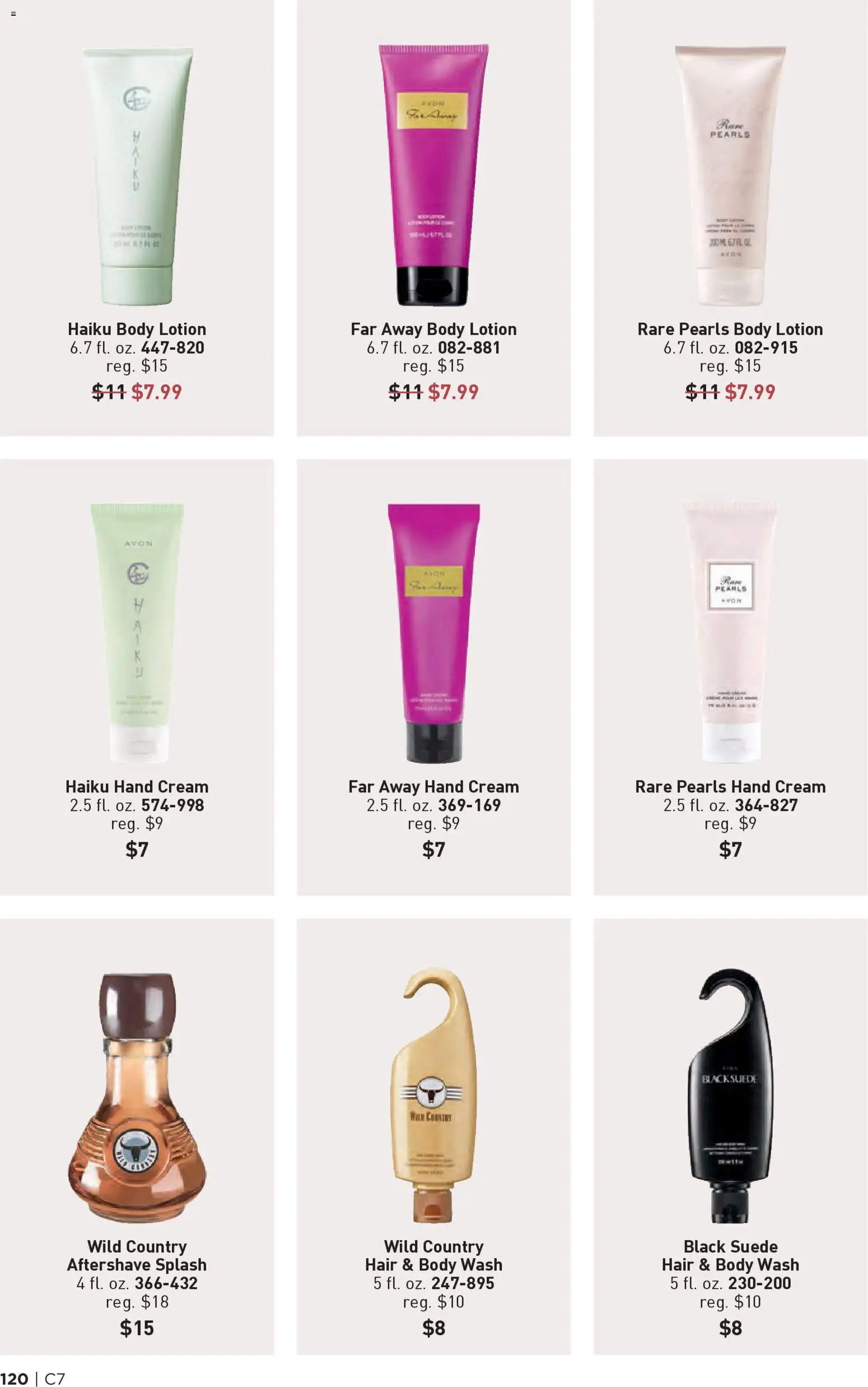 Avon Brochure - valid from 25.03.2026 | Page: 120 | Products: Hand cream, Cream, Body Wash