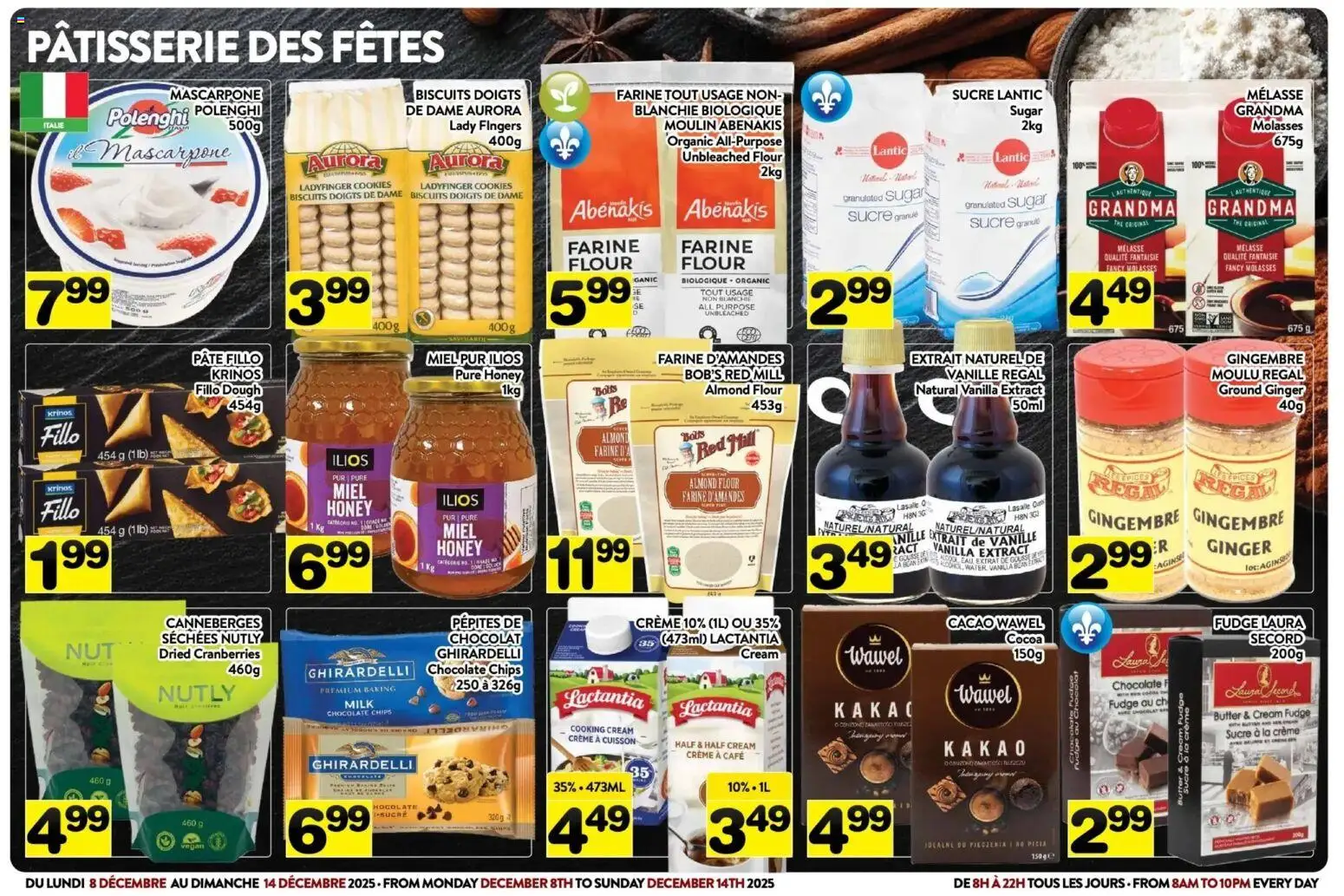 Pa Supermarché flyer valid from 08.12.2025 | Page: 3 | Products: Chips, Cream, Cookies, Chocolate