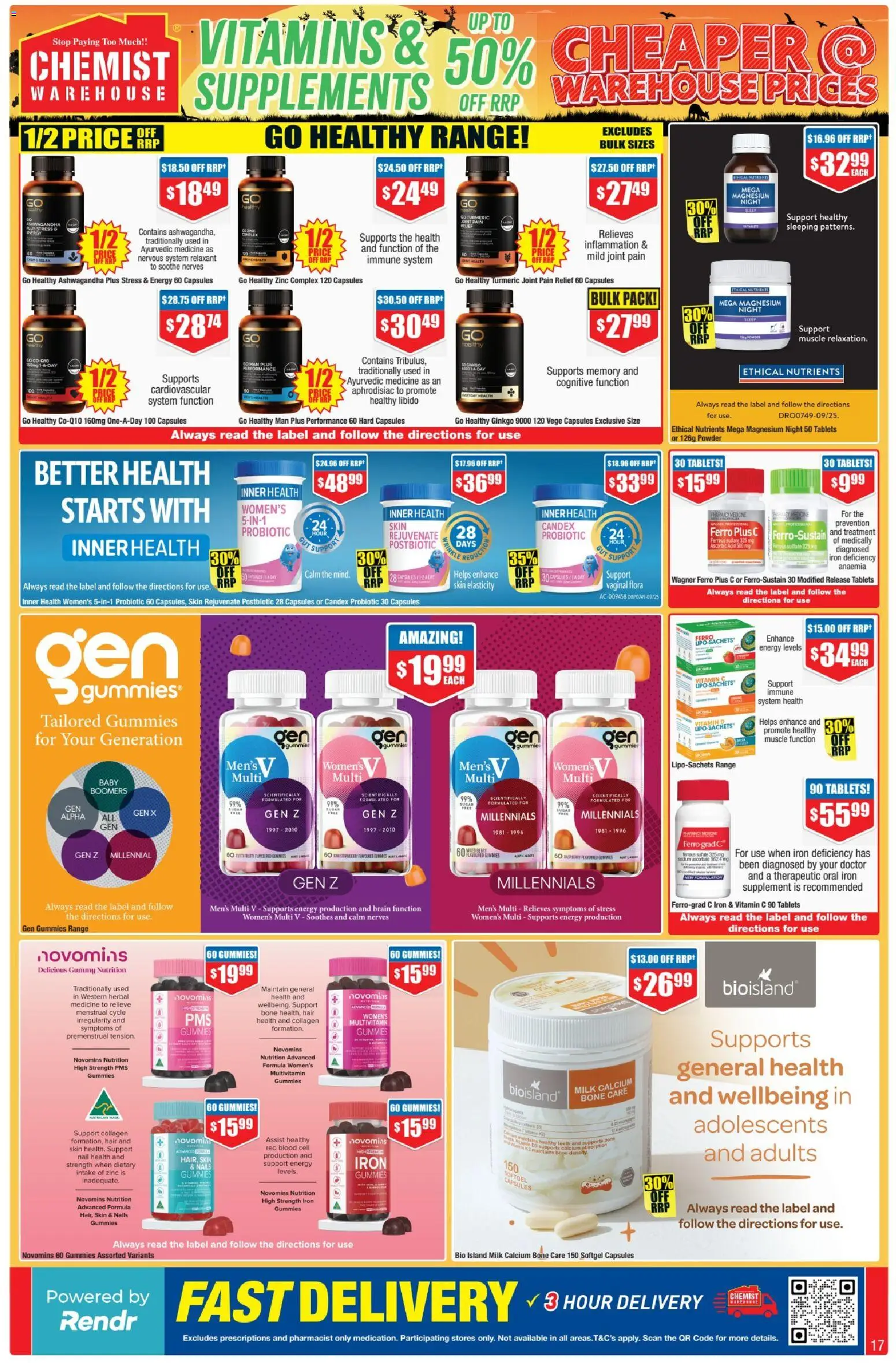 Chemist Warehouse catalogue - valid from 01.12.2025 | Page: 17 | Products: Powder, Milk, Herbal, Iron