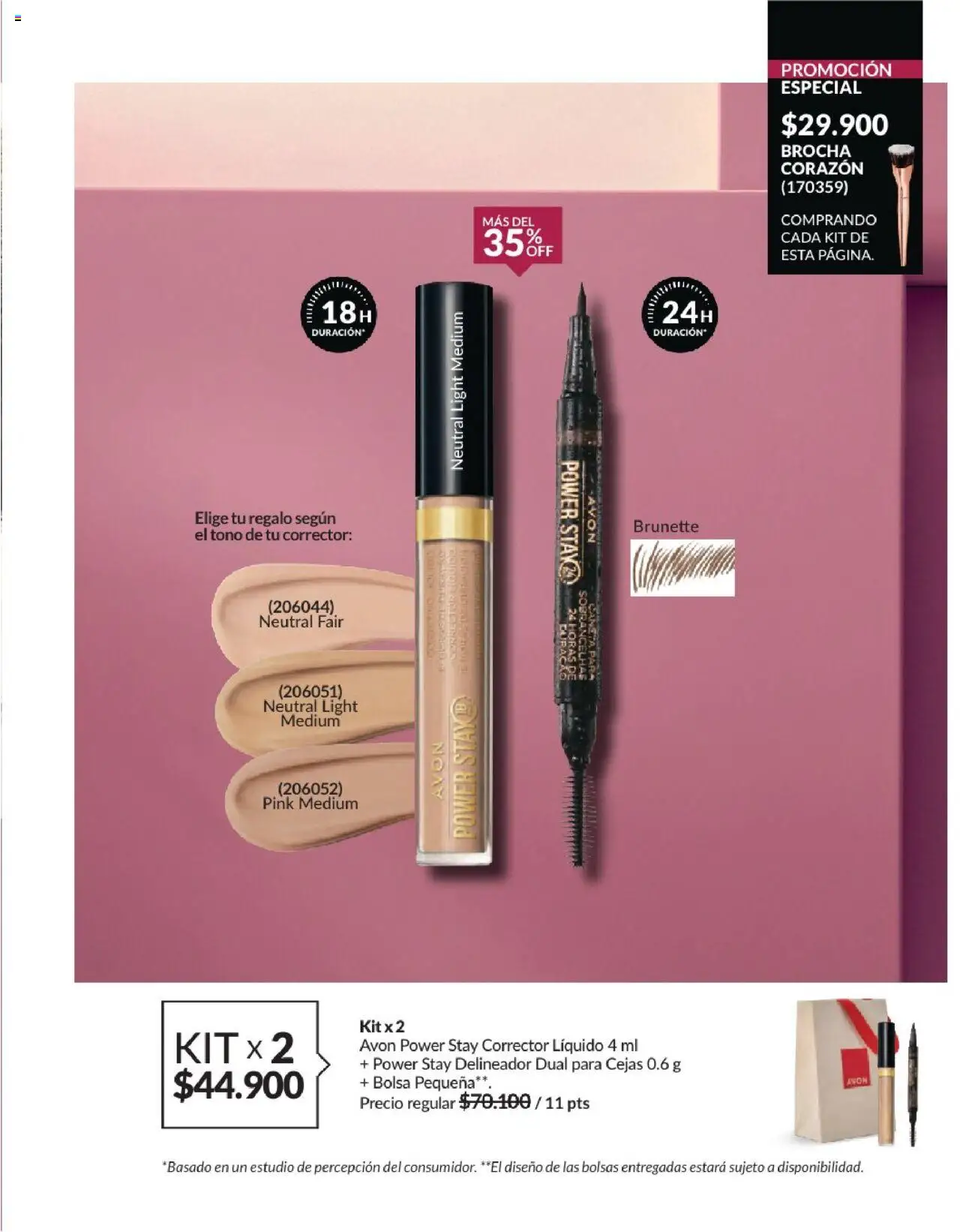 Avon revista - valida desde el 01.08.2025 | Página: 26 | Productos: Bolsa, Brocha, Delineador, Corrector