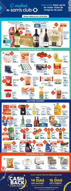 Sam's Club ofertas FDS - Pré-Visualização do folheto da loja Sam's Club, válido de 09.04.2026