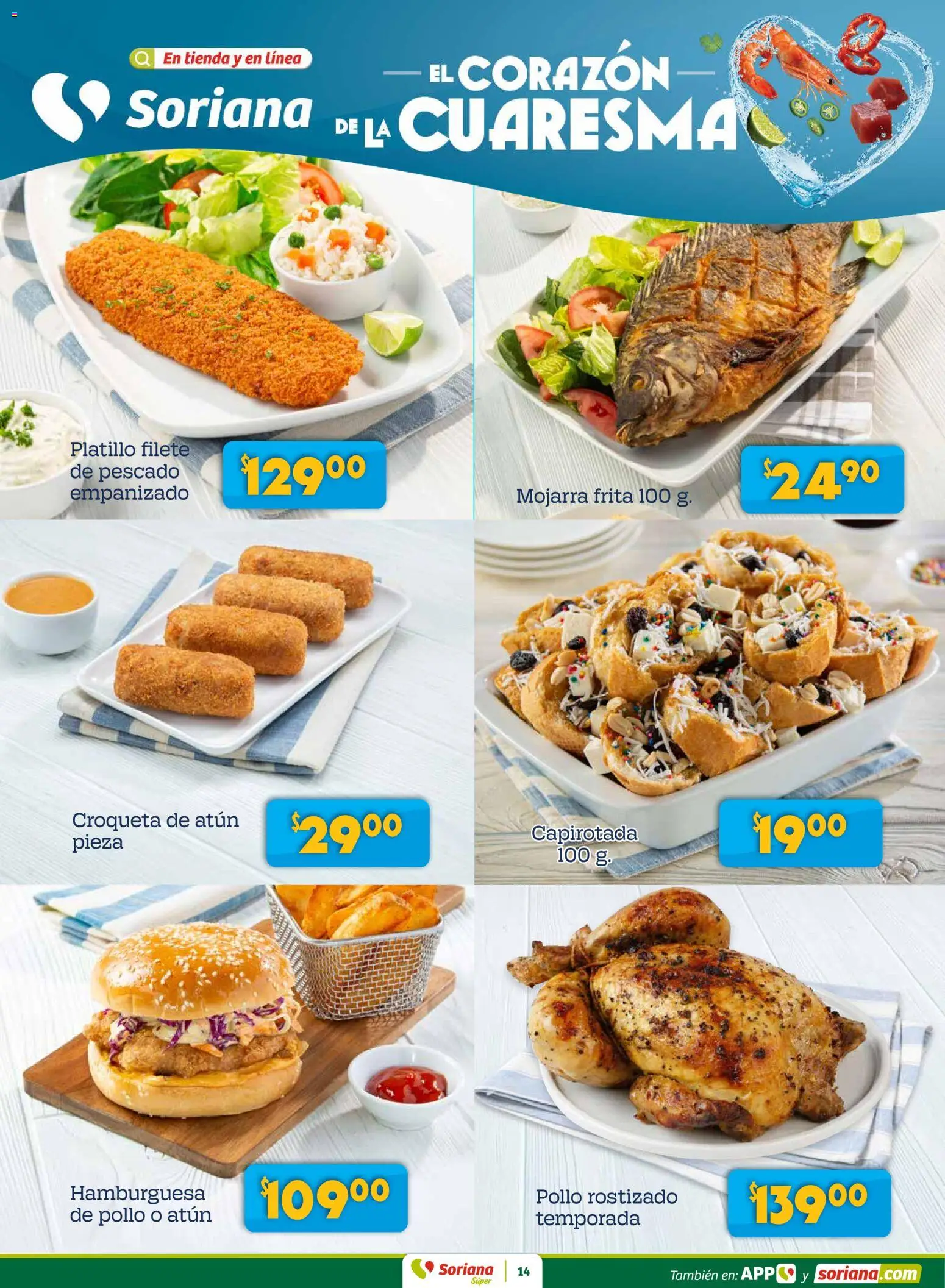 Nuevas ofertas de Soriana válidas en toda la República Mexicana desde el 12.02.2026. ¡Encuentra las mejores ofertas en Soriana - Preciazazaso Súper: BCS, Jal, Nay, Sin, Son! | Página: 14 | Productos: Pollo, Atún