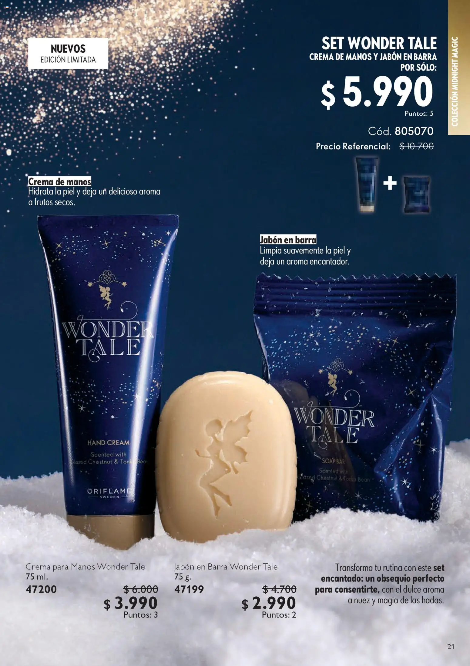 Oriflame catálogo │ válido desde el 18.11.2025 | Página: 21 | Productos: Nuez, Crema de manos, Jabón, Crema