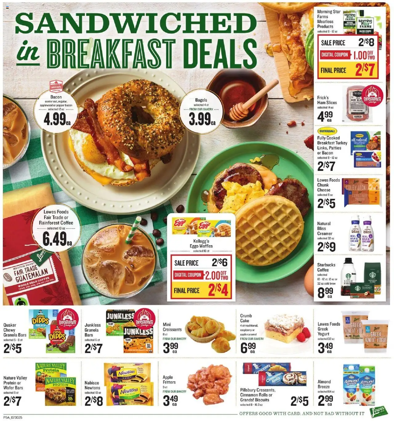 Lowes Foods Weekly Ad - valid from 30.07.2025 | Page: 7 | Products: Cheese, Yogurt, Cream, Raspberry