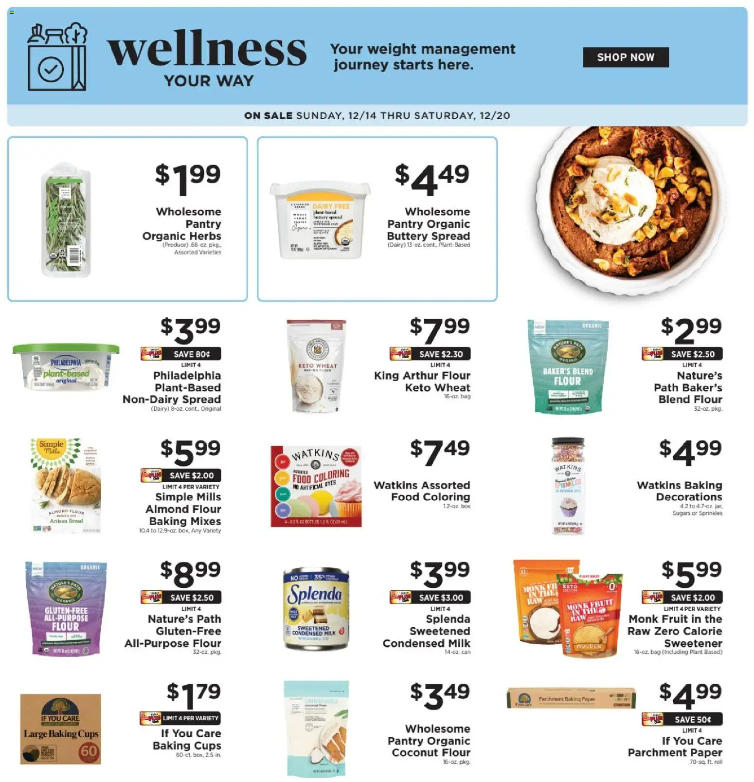 ShopRite Shop Wellness  - valid from 14.12.2025 | Page: 1 | Products: Box, Bread, Bag, Weight
