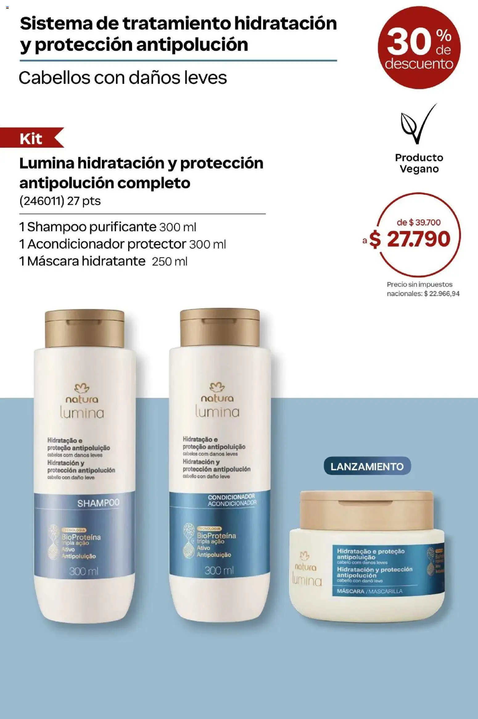 Natura Catálogo Ciclo 4/2026 │ válido desde el 01.04.2026 | Página: 245 | Productos: Máscara, Shampoo, Acondicionador