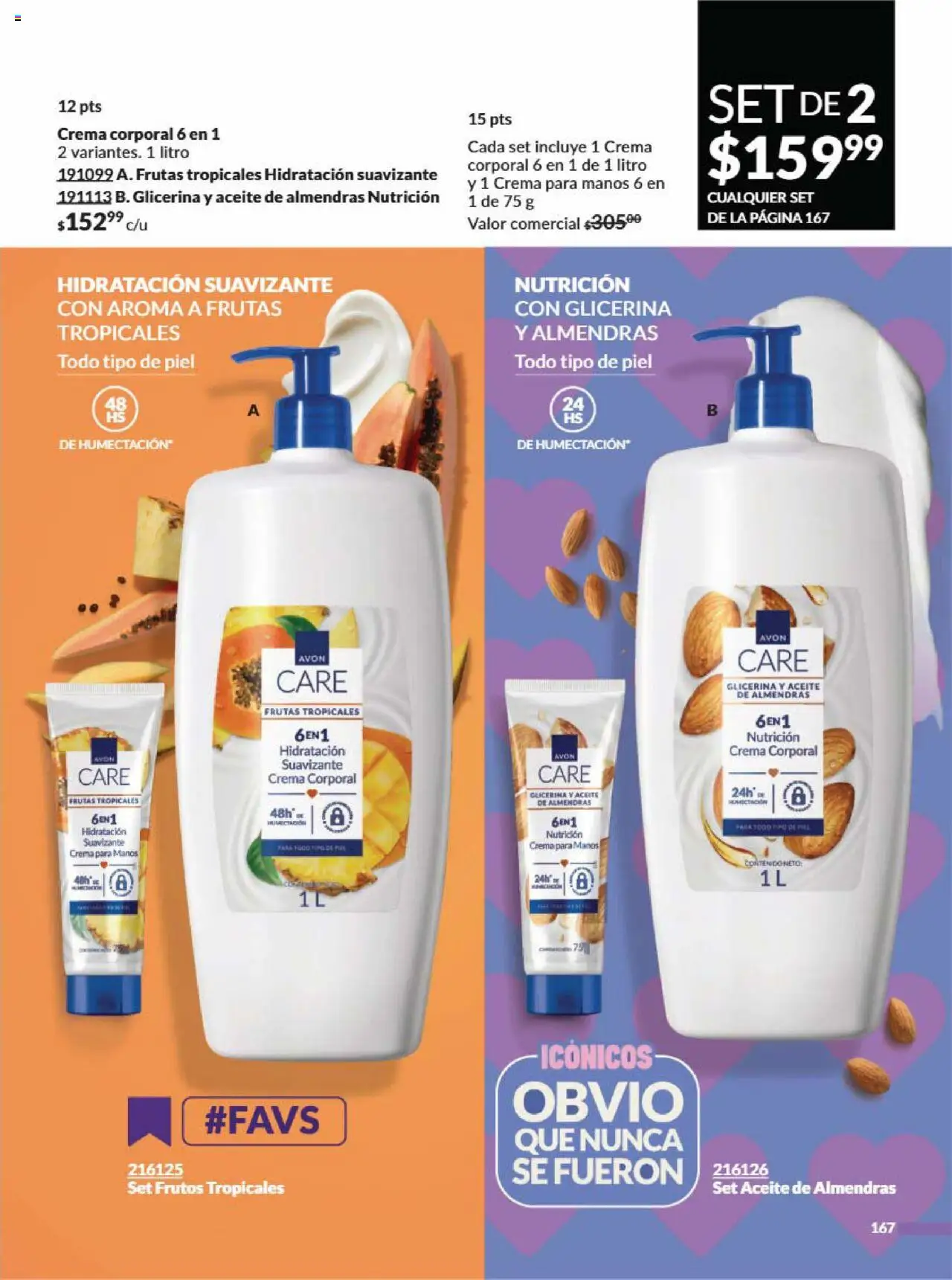 Nuevas ofertas de AVON válidas en toda la República Mexicana desde el 09.08.2025. ¡Encuentra las mejores ofertas en AVON - Campaña 13 2025! | Página: 177 | Productos: Almendras, Crema, Aceite, Suavizante