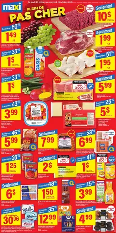 Preview of Maxi weekly flyer / circulaire from shop Maxi valid from 23.10.2025