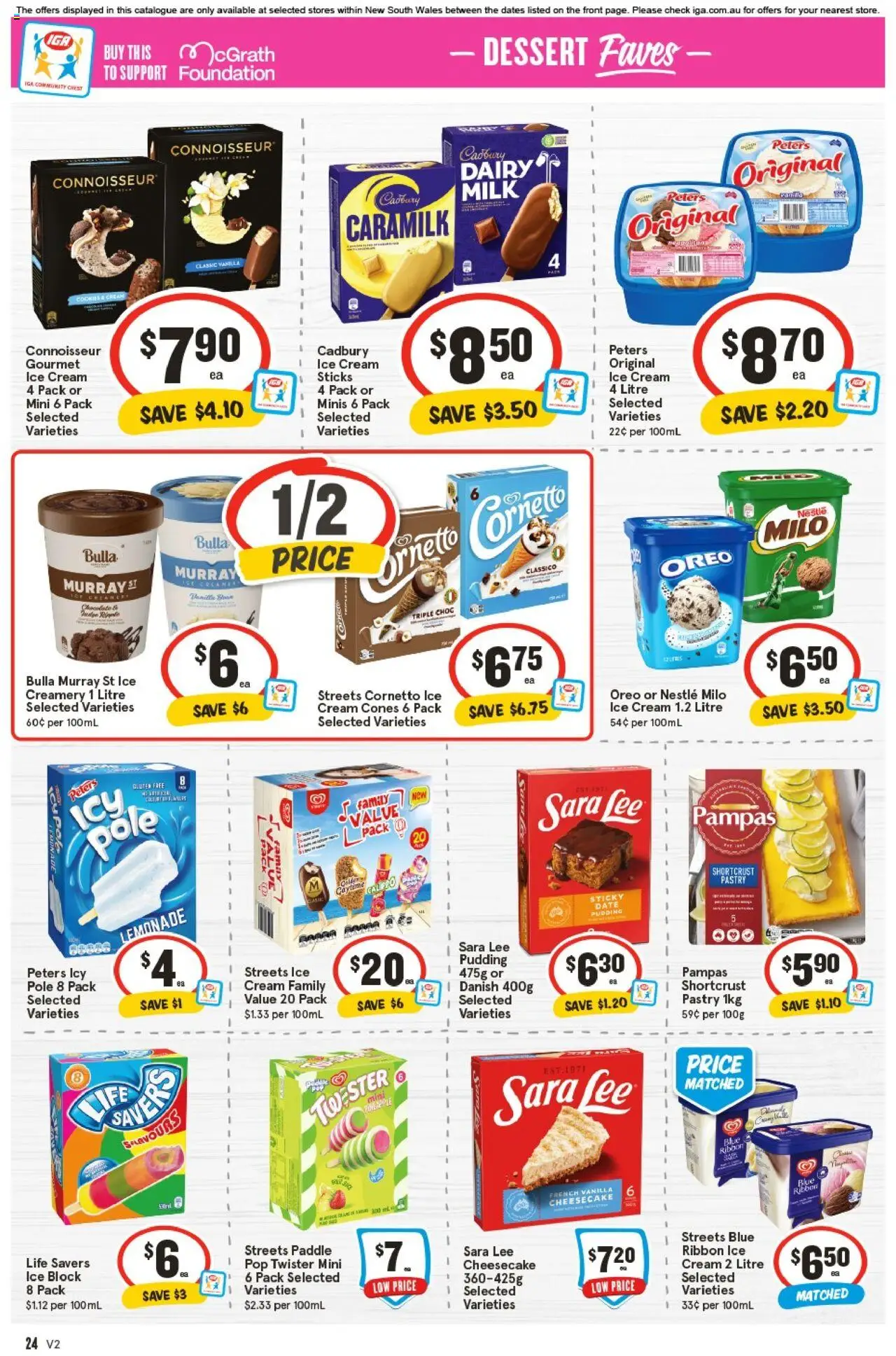IGA catalogue - valid from 24.09.2025 | Page: 27 | Products: Milk, Pastry, Pudding, Foundation