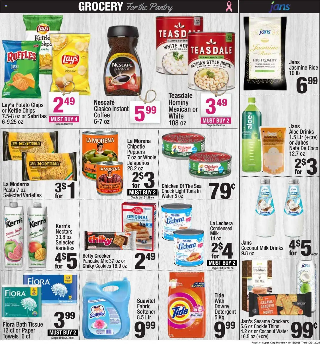 Super King - Weekly Ad - valid from 15.10.2025 | Page: 3 | Products: Fragrance, Coffee, Chips, Mango