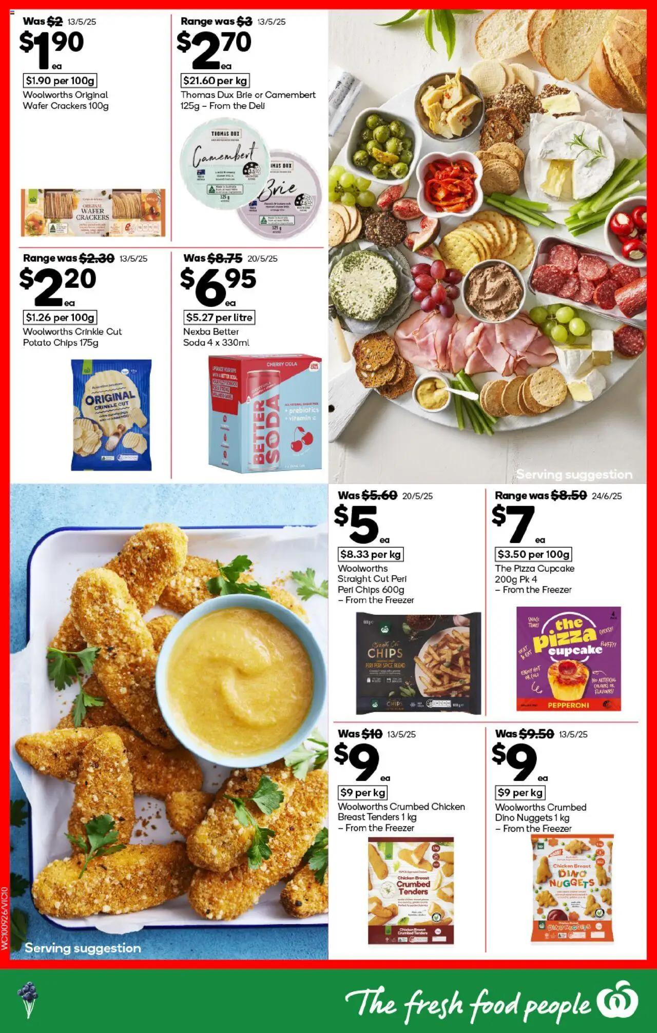 Woolworths catalogue - valid from 10.09.2025 | Page: 10 | Products: Pizza, Meat, Chips, Freezer