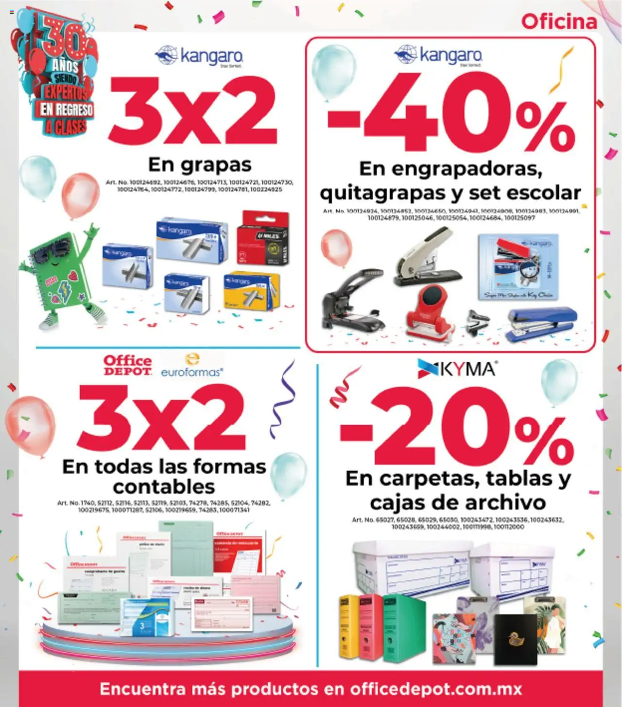 Nuevas ofertas de Office Depot válidas en toda la República Mexicana desde el 01.09.2025. ¡Encuentra las mejores ofertas en Office Depot - Catálogo! | Página: 27