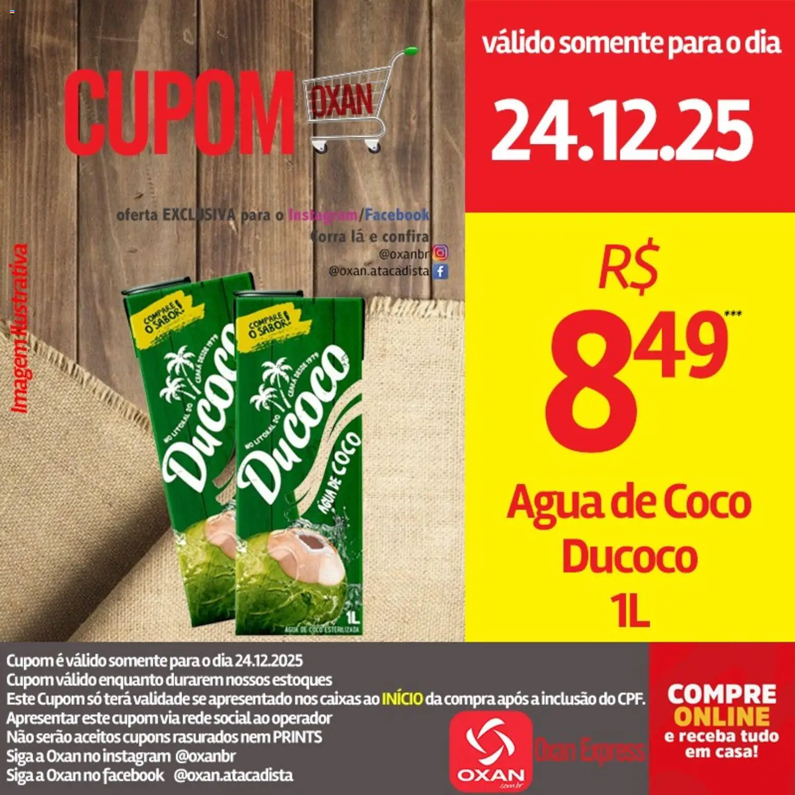Oxan Atacadista Folheto - válido de 24.12.2025 | Página: 14 | Produtos: Coco, Água de coco