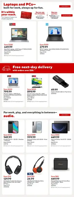Preview of Staples weekly flyer / circulaire from shop Staples valid from 30.01.2026 | Page: 11