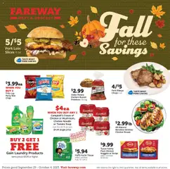 Preview of Fareway weekly ads valid from 29.09.2025
