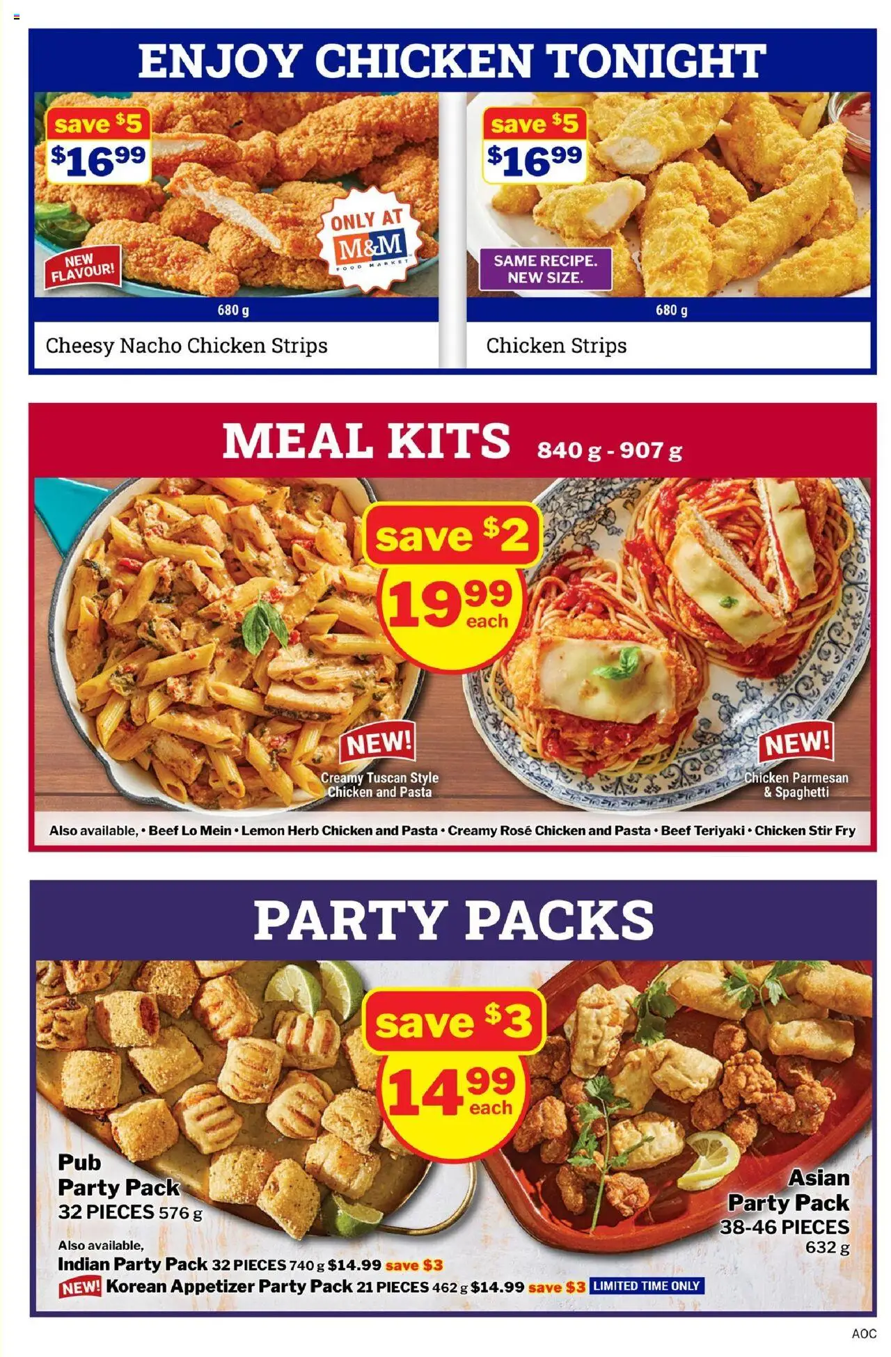 M&M Food Market flyer valid from 16.10.2025 | Page: 7 | Products: Pasta, Chicken