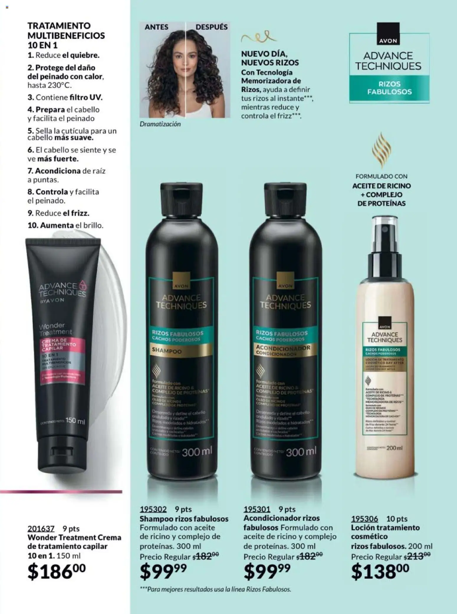 Nuevas ofertas de AVON válidas en toda la República Mexicana desde el 20.02.2026. ¡Encuentra las mejores ofertas en AVON campaña 4 2026! | Página: 177 | Productos: Crema, Aceite, Loción, Acondicionador