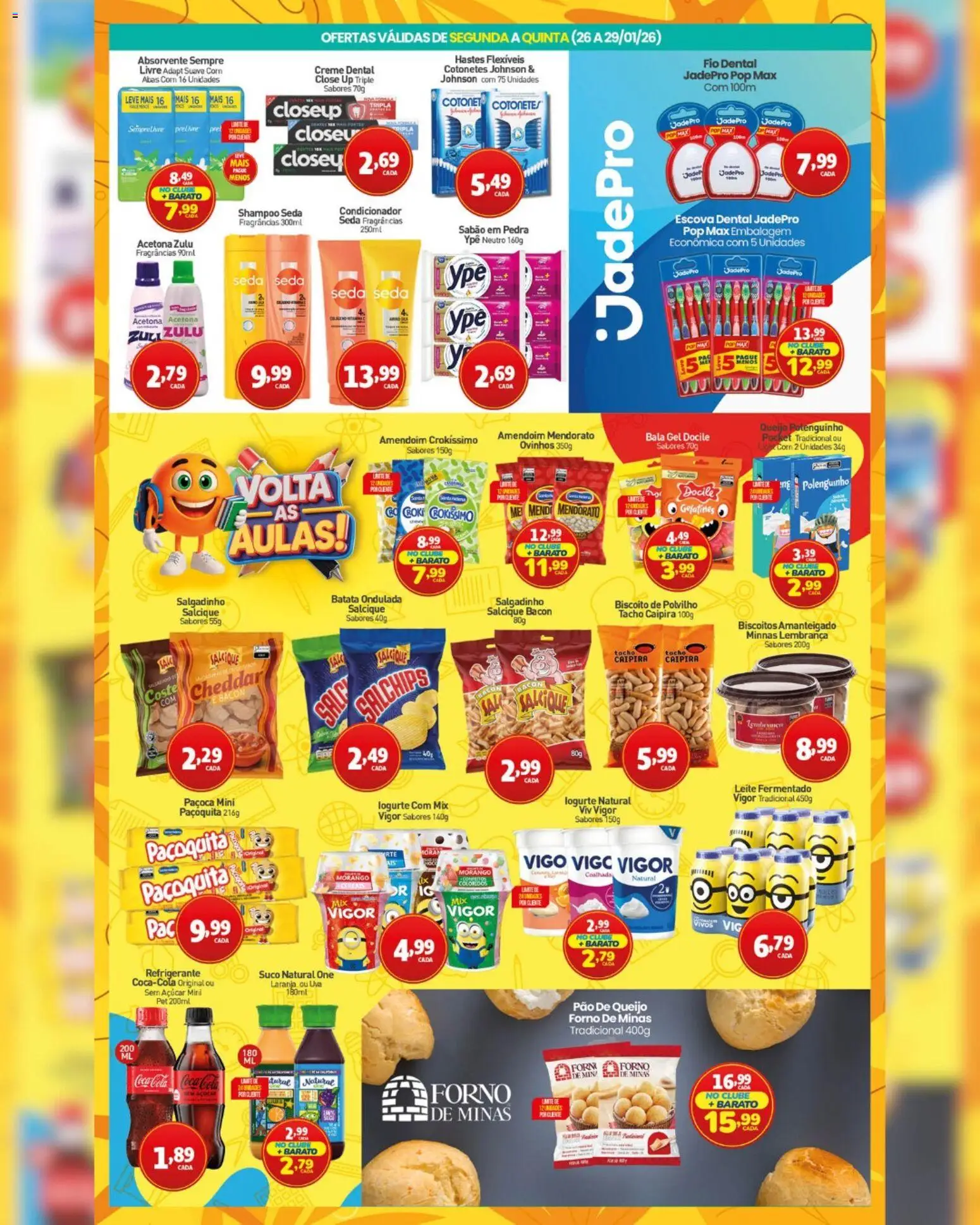 Rede Bom Lugar Folheto - válido de 26.01.2026 | Página: 3 | Produtos: Forno, Biscoitos, Açúcar, Batata