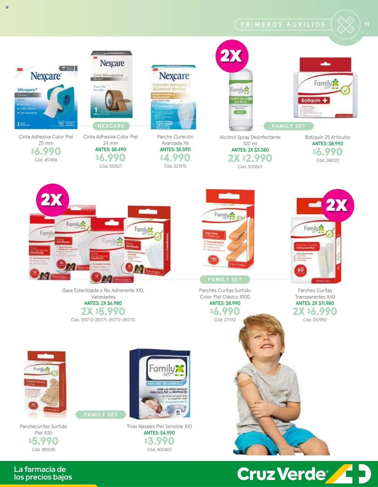 Belleza y Cuidado Personal Cruz Verde │ válido desde el 01.10.2025 | Página: 11 | Productos: Cinta, Desinfectante