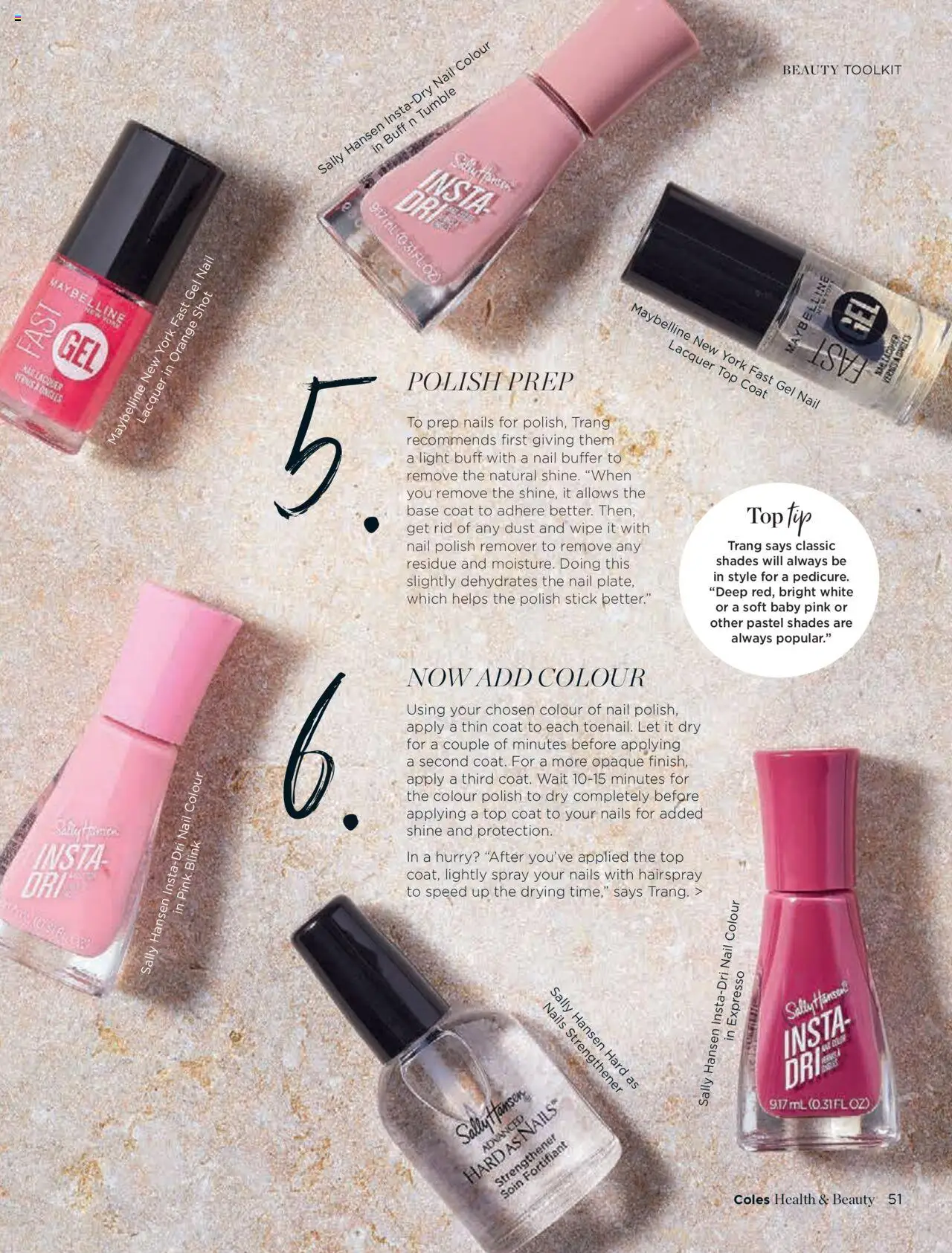 Coles catalogue - valid from 07.10.2024 | Page: 51 | Products: Light, Nail polish, Polish, Coat