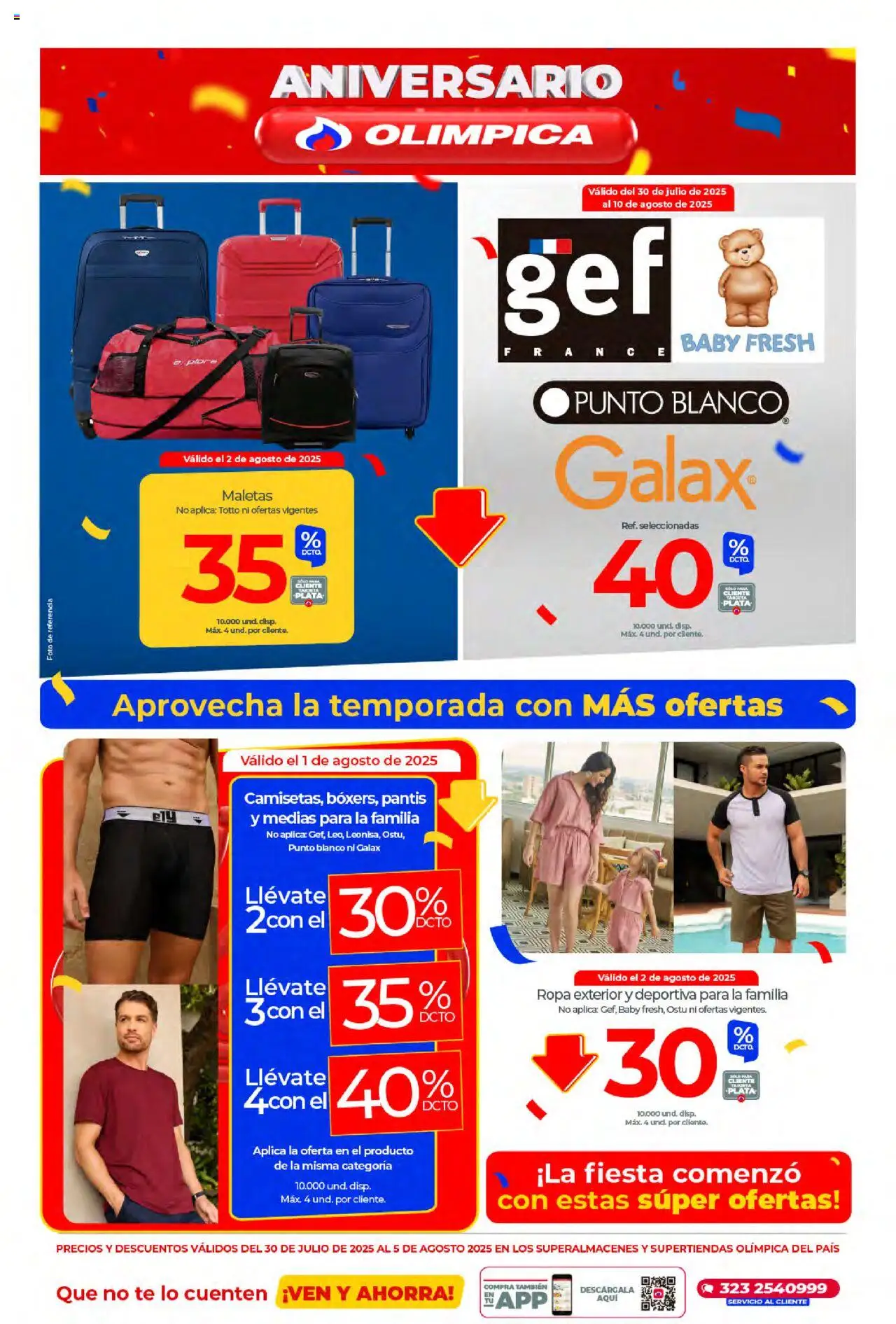 Olímpica revista - valida desde el 30.07.2025 | Página: 8 | Productos: Té, Ropa, Medias
