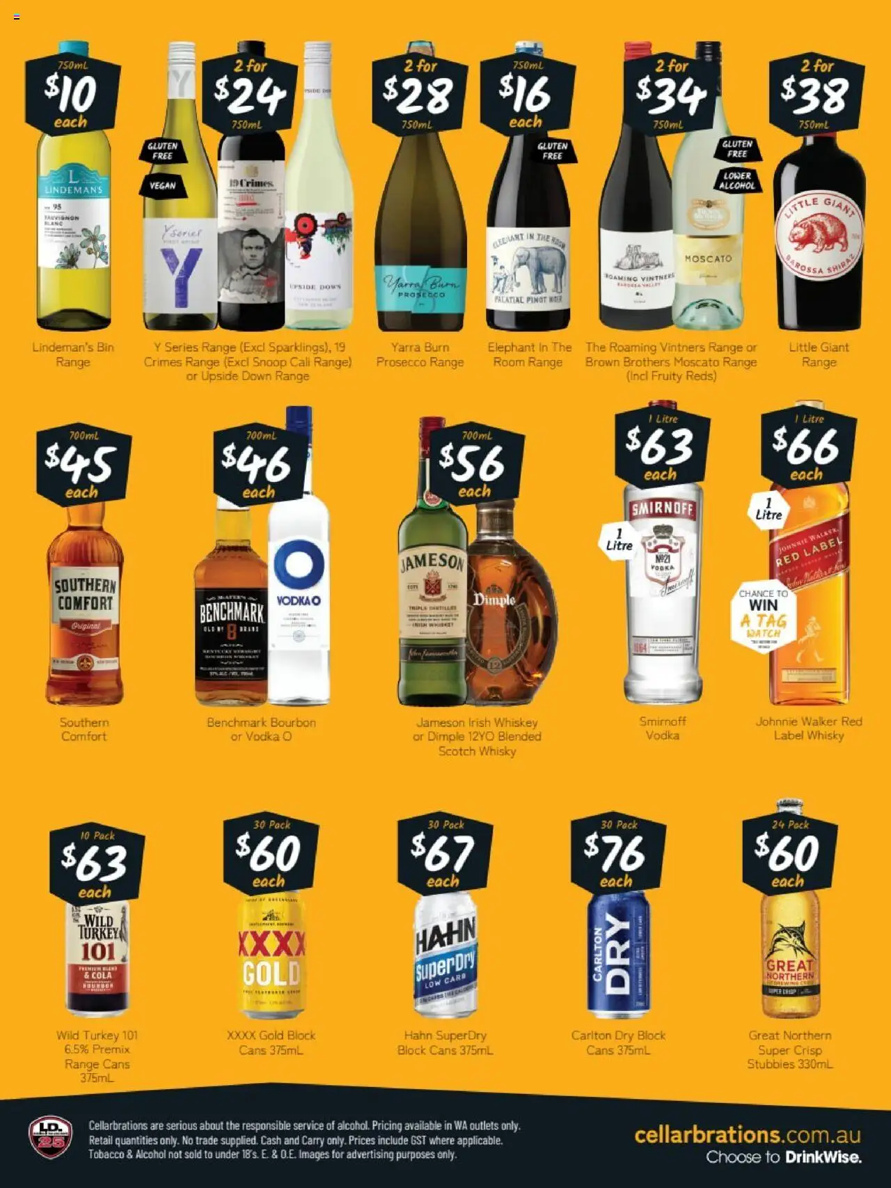 Cellarbrations catalogue - valid from 25.08.2025 | Page: 3 | Products: Bourbon, Vodka, Whiskey, Turkey