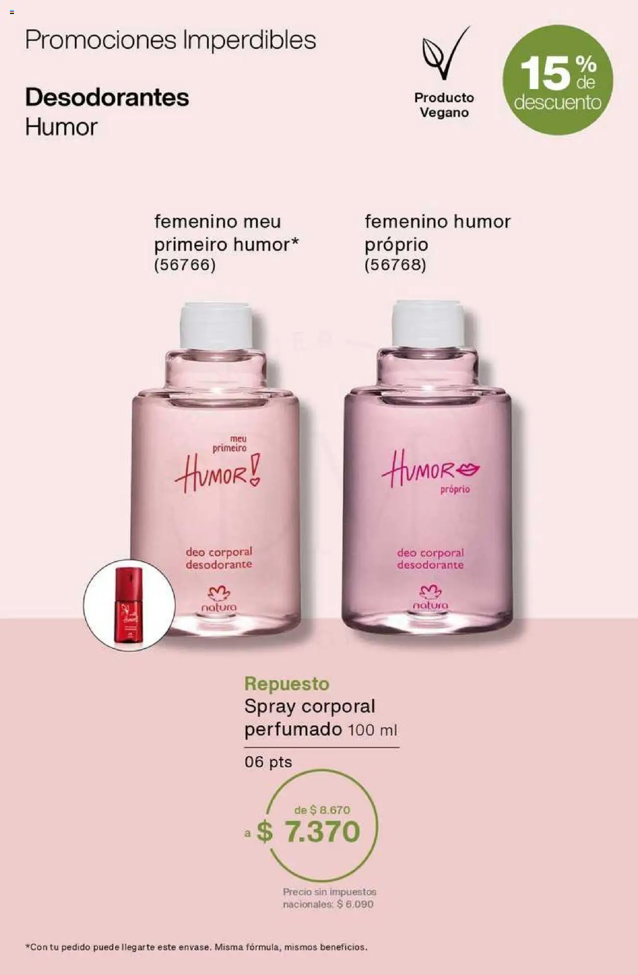 Catálogo Natura Ciclo 8 │ válido desde el 03.06.2025 | Página: 39 | Productos: Desodorante