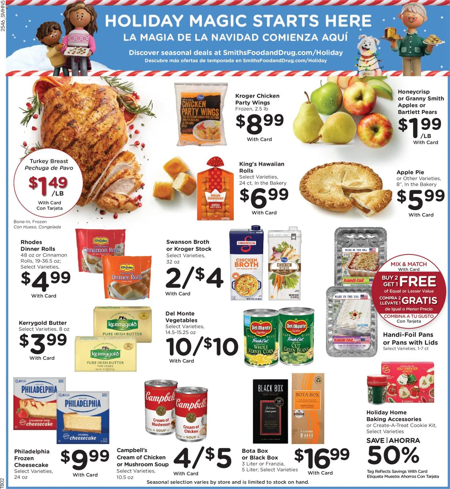 Smith's Weekly Ad - NM - valid from 17.12.2025 | Page: 4 | Products: Box, Pan, Sweater, Apple Pie