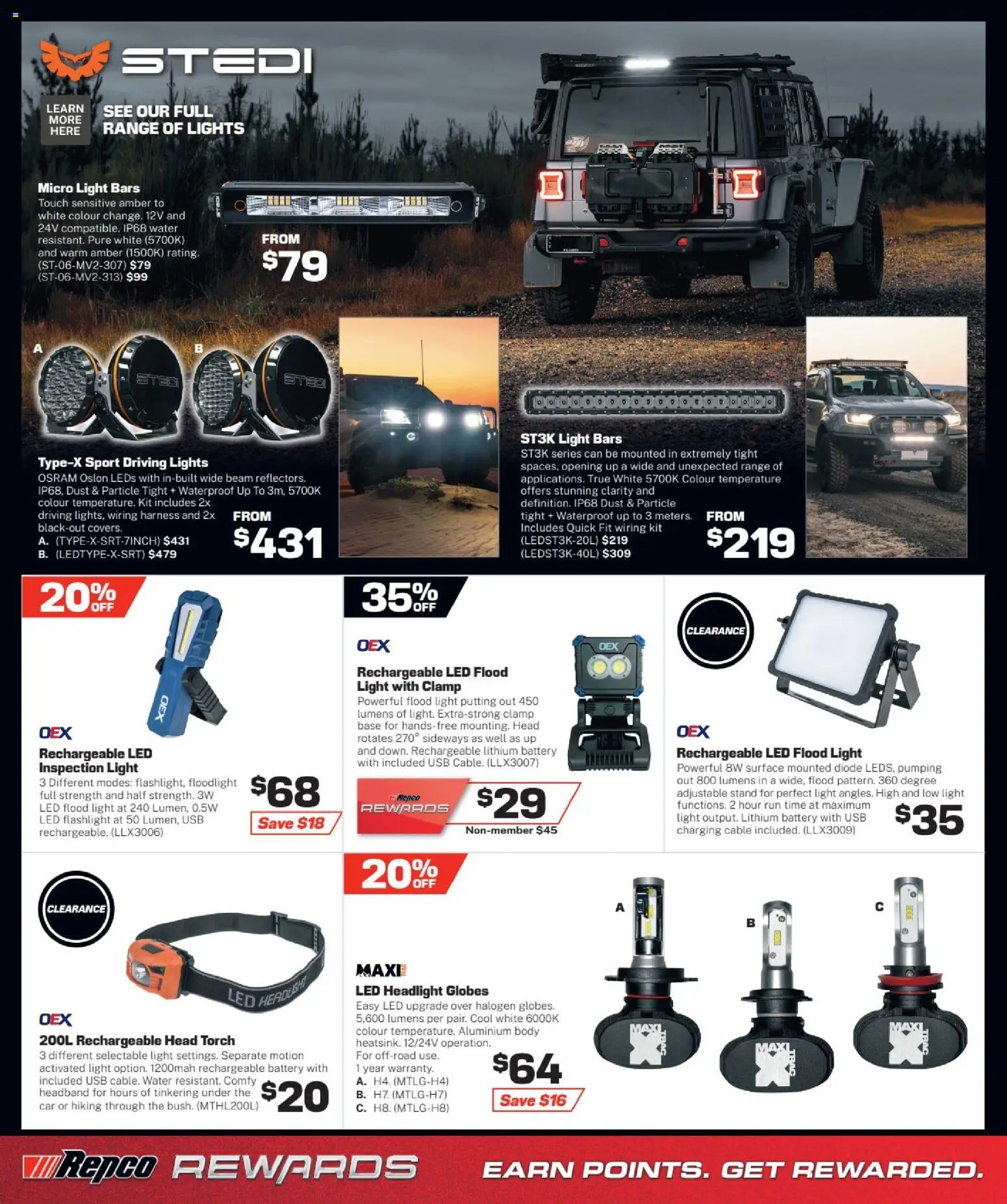 Repco catalogue - valid from 30.10.2025 | Page: 12 | Products: Light, Water, Cable, Flashlight
