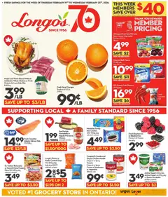 Preview of Longo's weekly flyer / circulaire from shop Longo's valid from 19.02.2026