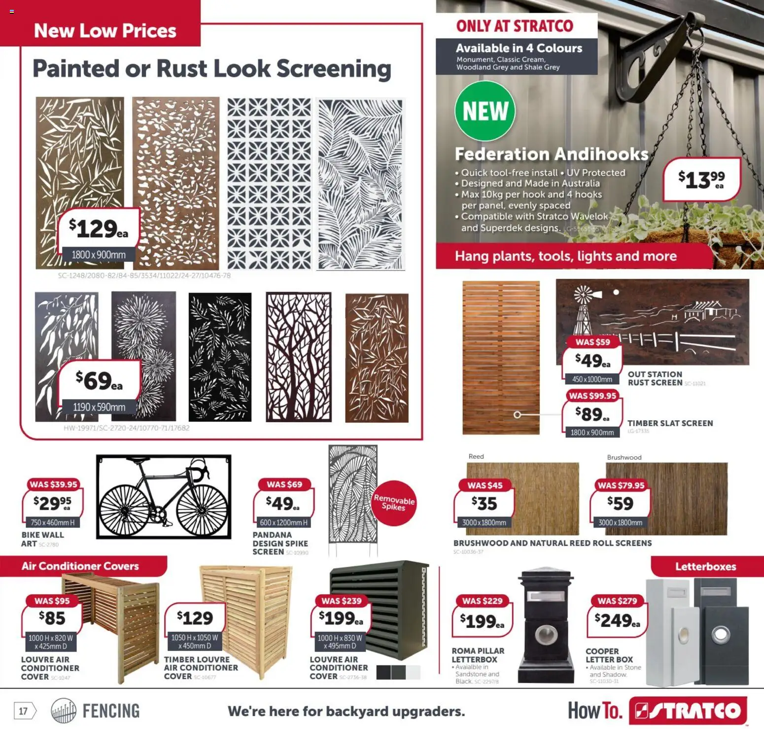 Stratco catalogue - valid from 12.12.2025 | Page: 17 | Products: Box, Conditioner, Screen