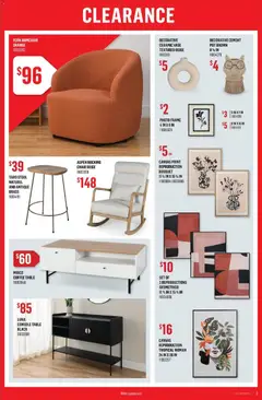 Preview of Canac weekly flyer from shop Canac valid from 22.01.2026 | Page: 7 | Products: Armchair, Coffee table, Table, Coffee