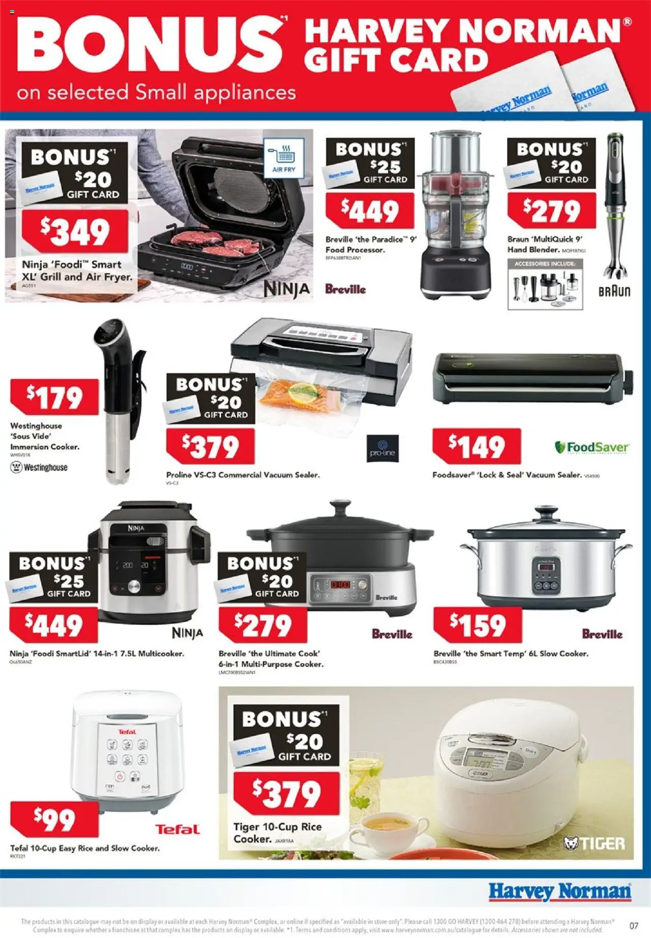 Harvey Norman catalogue - valid from 18.10.2025 | Page: 7 | Products: Rice, Accessories, Multipurpose, Grill