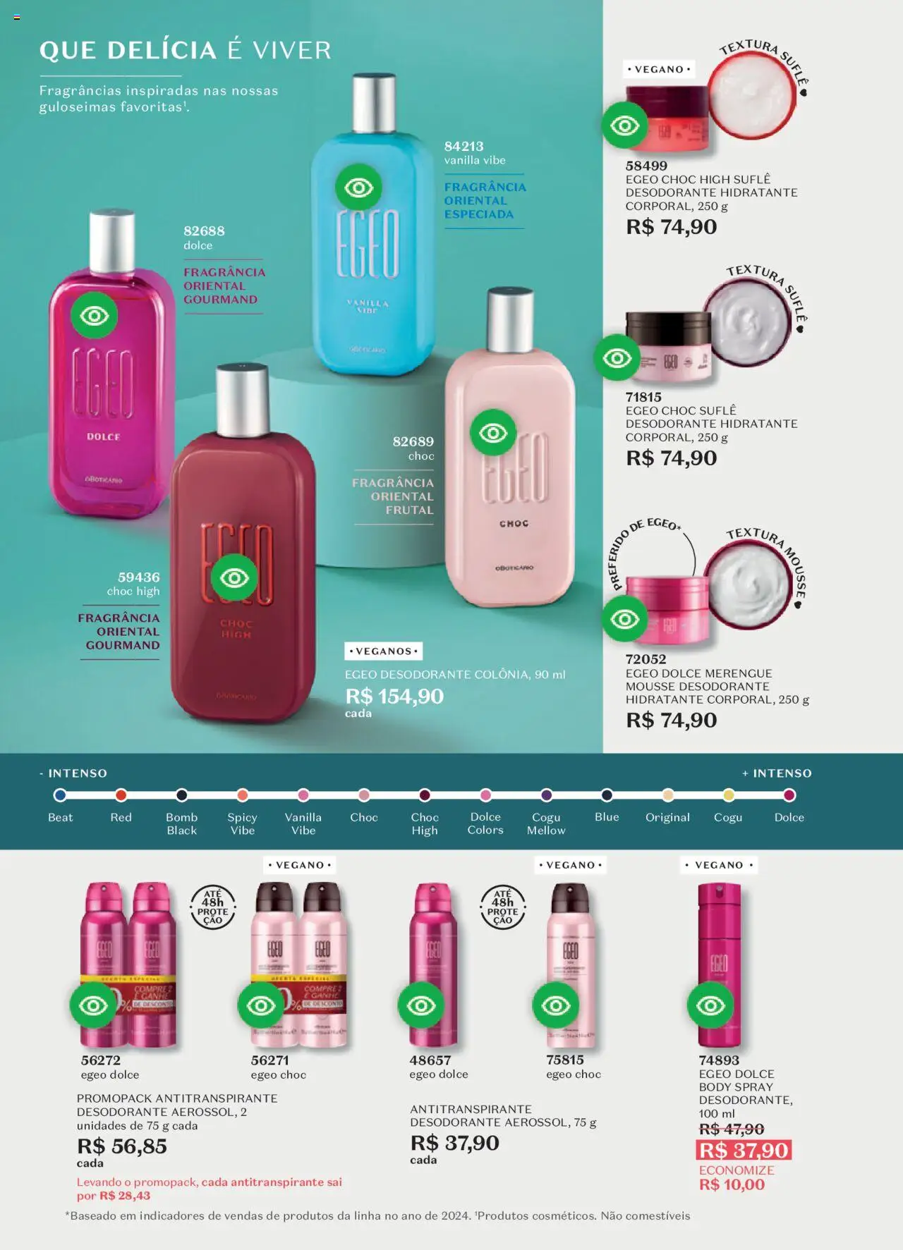 O Boticário Folheto - válido de 11.08.2025 | Página: 86 | Produtos: Mousse, Fragrância, Desodorante, Body