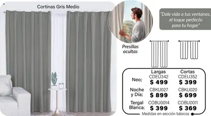 Vista previa de Colchas Concord - Catálogo, nuevo folleto de la tienda, válido en México a partir del 01.08.2025 | Página: 231 | Productos: Cortinas