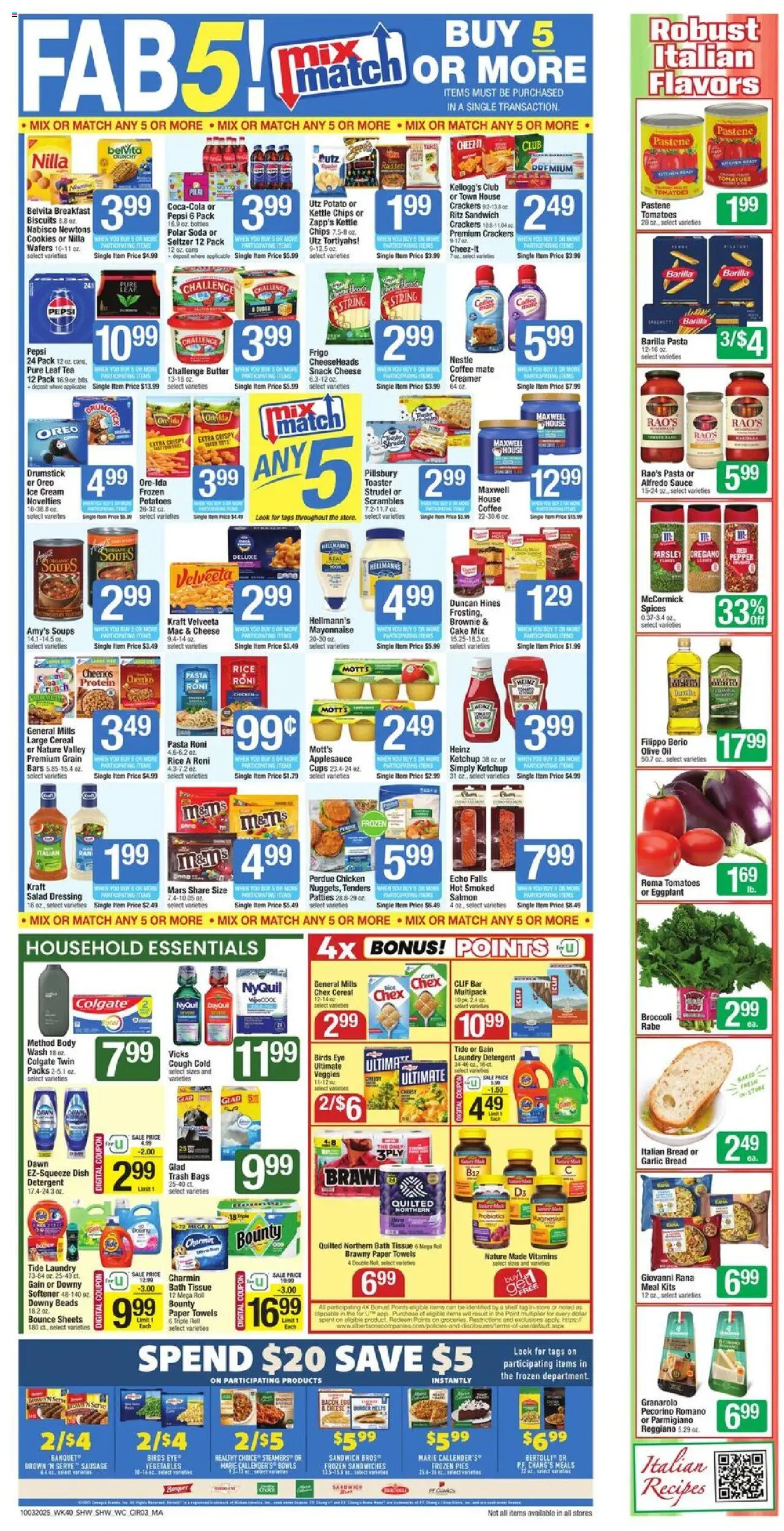Shaw's Weekly Ad - MA - valid from 03.10.2025 | Page: 3 | Products: Toaster, Shelf, Bath, Pasta