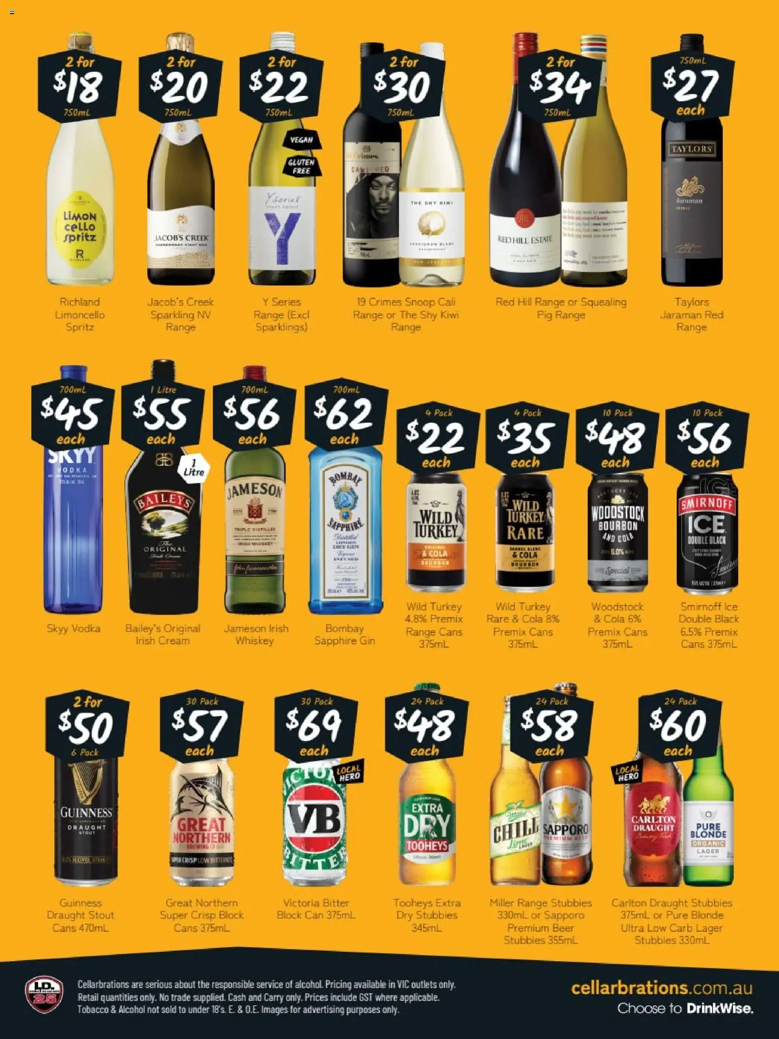 Cellarbrations catalogue - valid from 09.03.2026 | Page: 2 | Products: Beer, Bourbon, Cream, Vodka