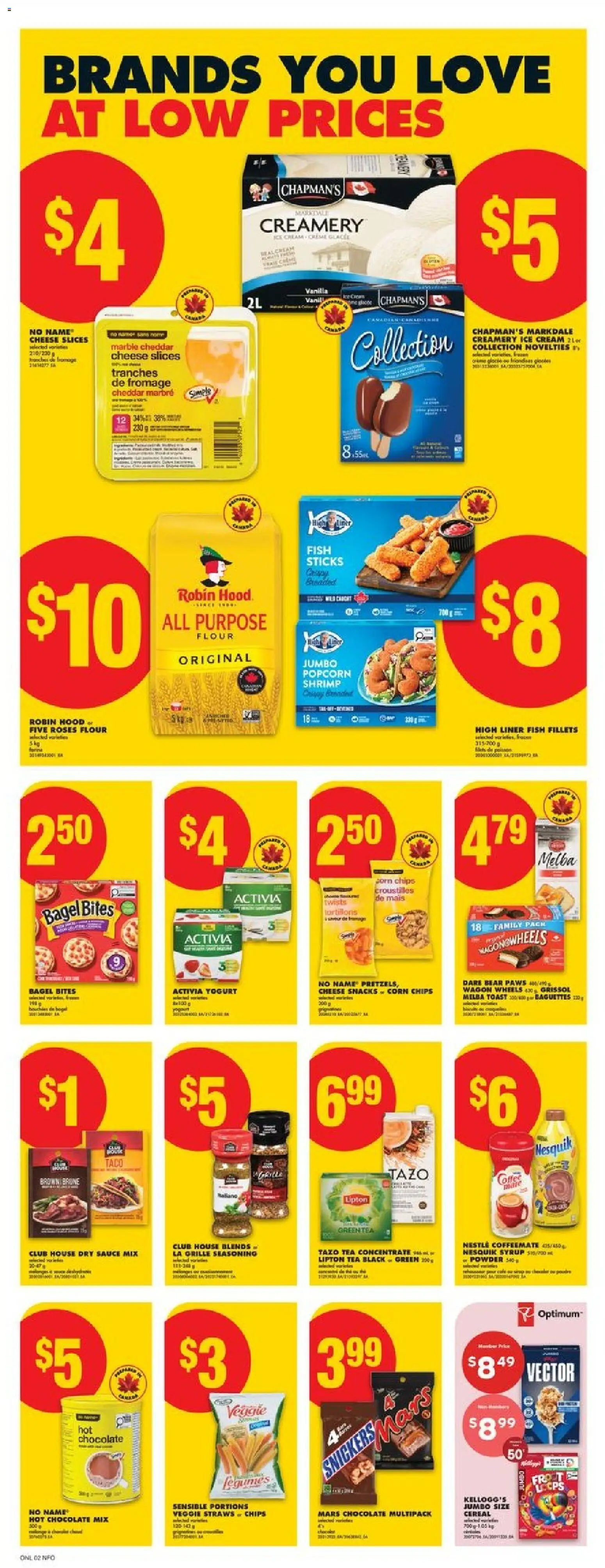 No Frills flyer valid from 05.03.2026 | Page: 8 | Products: Fish, Cookies, Coffee, Chocolate