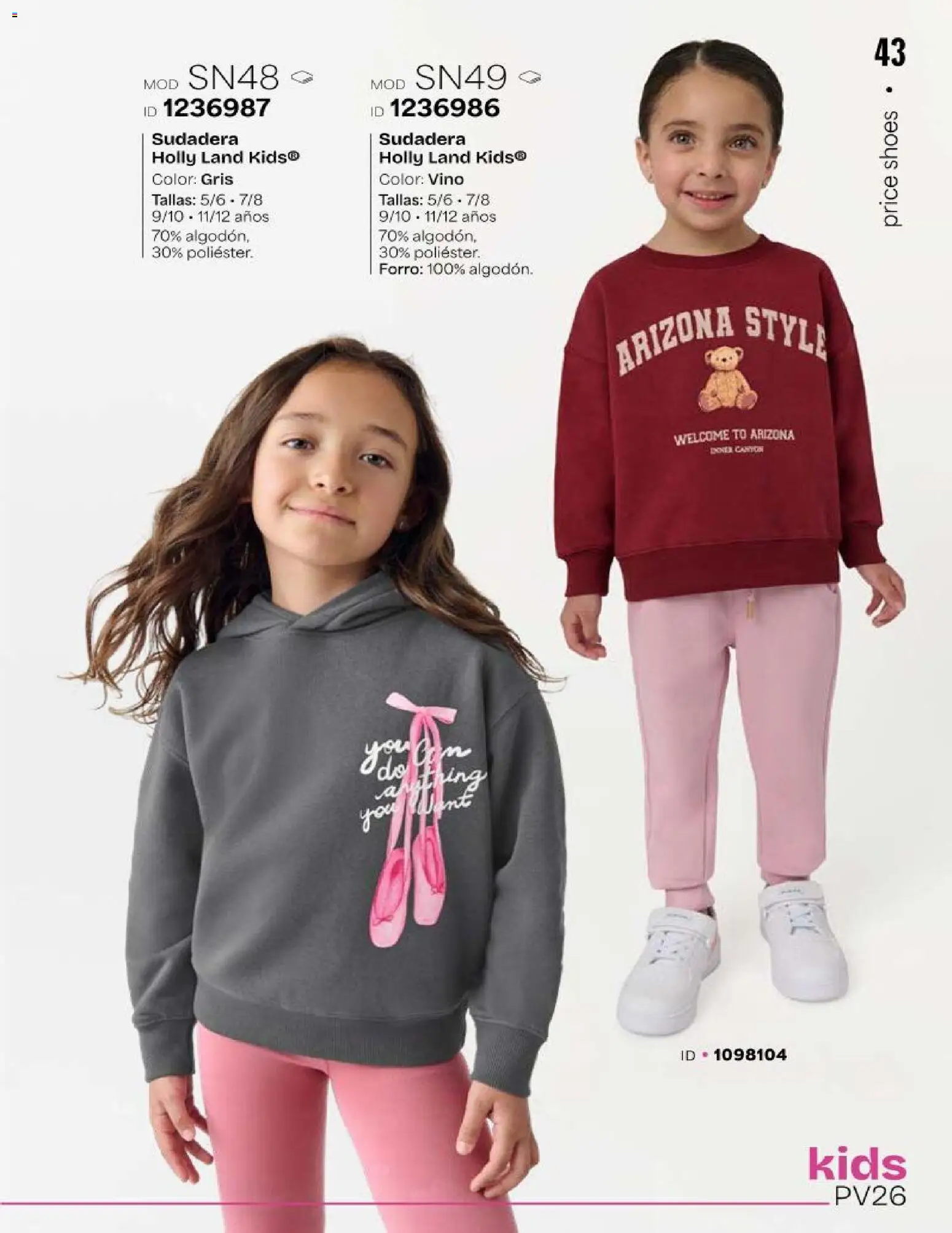 Nuevas ofertas de Price Shoes válidas en toda la República Mexicana desde el 01.04.2026. ¡Encuentra las mejores ofertas en Price Shoes catálogo Kids! | Página: 43