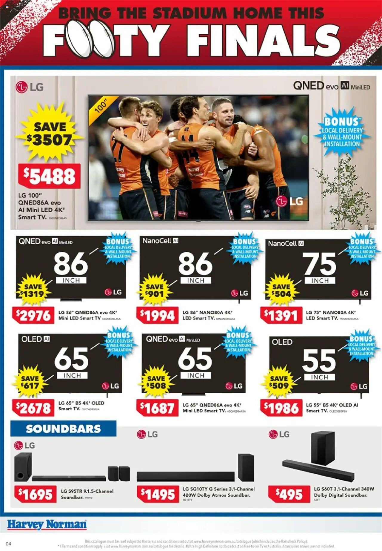 Harvey Norman catalogue - valid from 11.09.2025 | Page: 4 | Products: Accessories, Digital, Tv, Smart tv