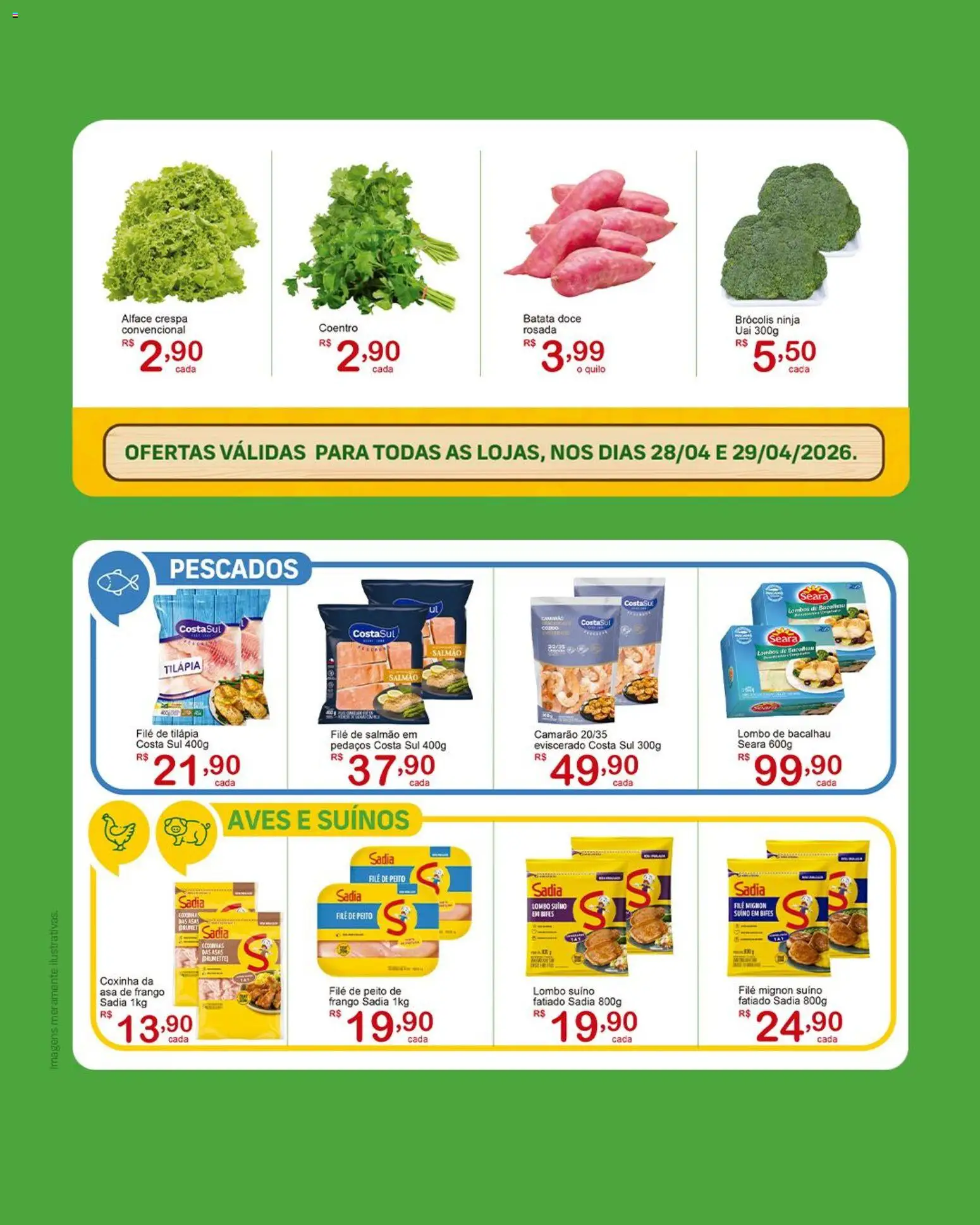 GIGA Atacado Folheto - válido de 28.04.2026 | Página: 2 | Produtos: Salmão, Filé mignon, Lombo, Filé de tilápia