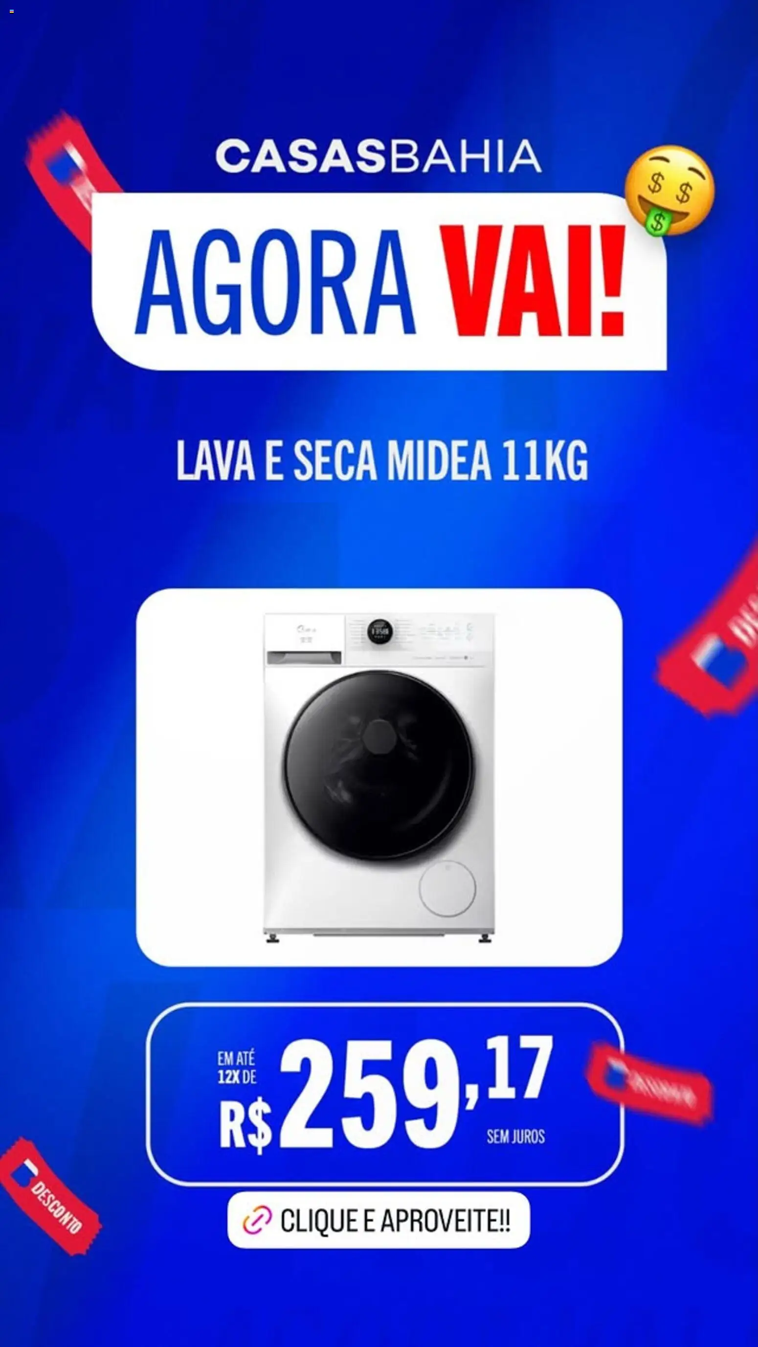 Casas Bahia Folheto - válido de 23.01.2026 | Página: 6 | Produtos: Lava e seca