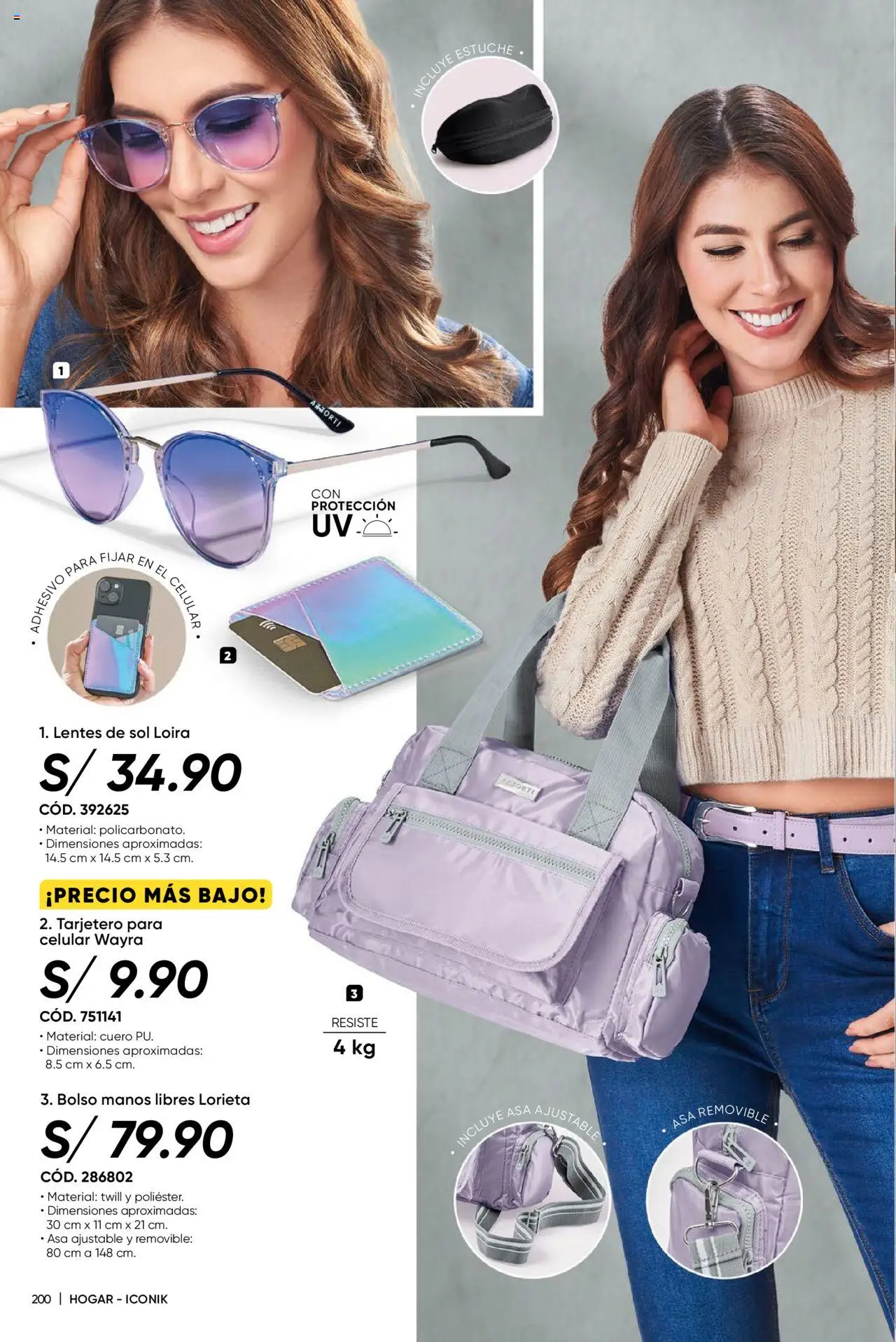 Catálogo Azzorti válido desde 18.08.2025 | Página: 204 | Productos: Bolso, Celular
